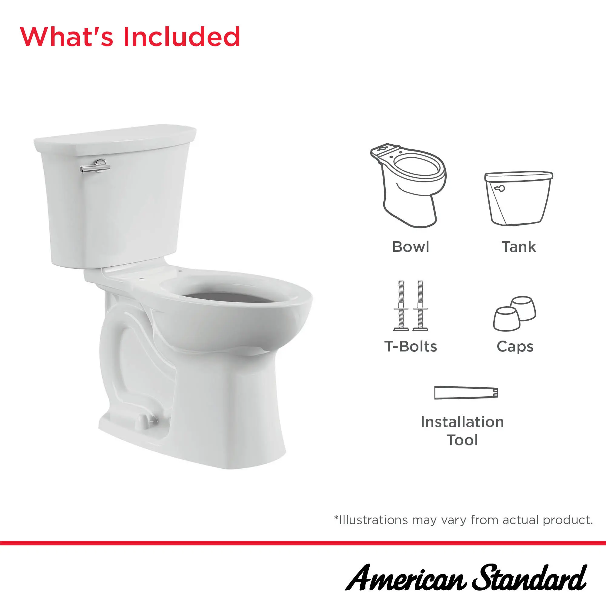 Edgemere® Two-Piece 1.28 gpf/4.8 Lpf Chair Height Elongated 10-Inch Rough Toilet Less Seat - Image 16