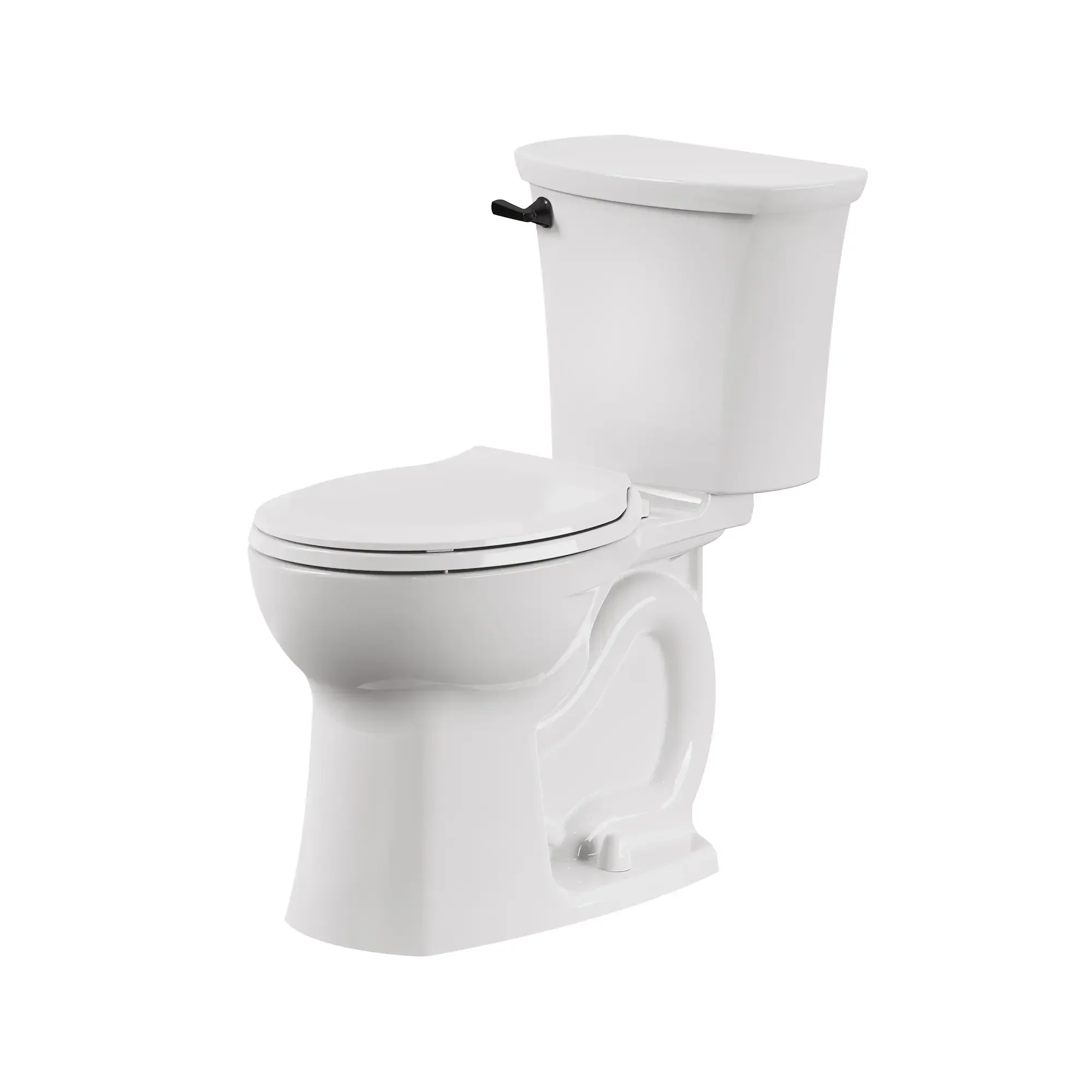 Edgemere® Two-Piece 1.28 gpf/4.8 Lpf Chair-Height Round-Front Toilet Less Seat - Image 4