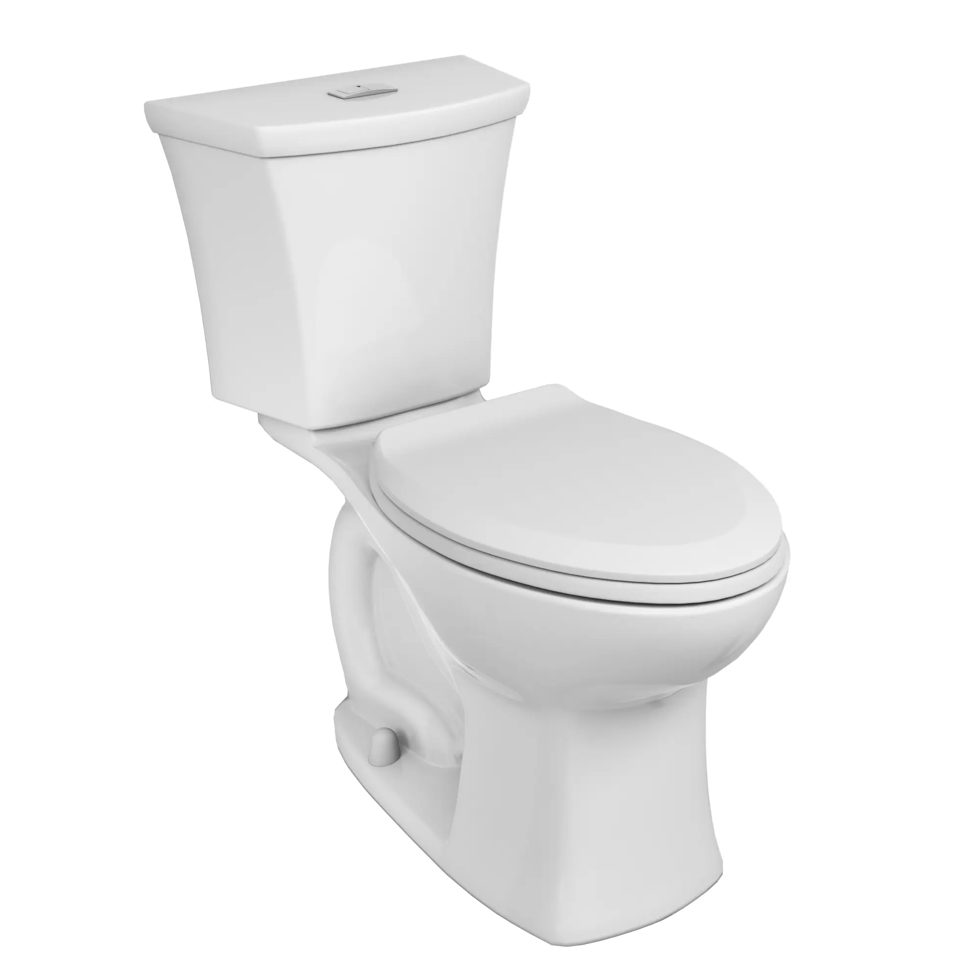 Edgemere® Two-Piece Dual Flush 1.6 gpf/6.0 Lpf and 1.1 gpf/4.2 Lpf Chair-Height Elongated Toilet With Seat and Wax Ring - Image 2