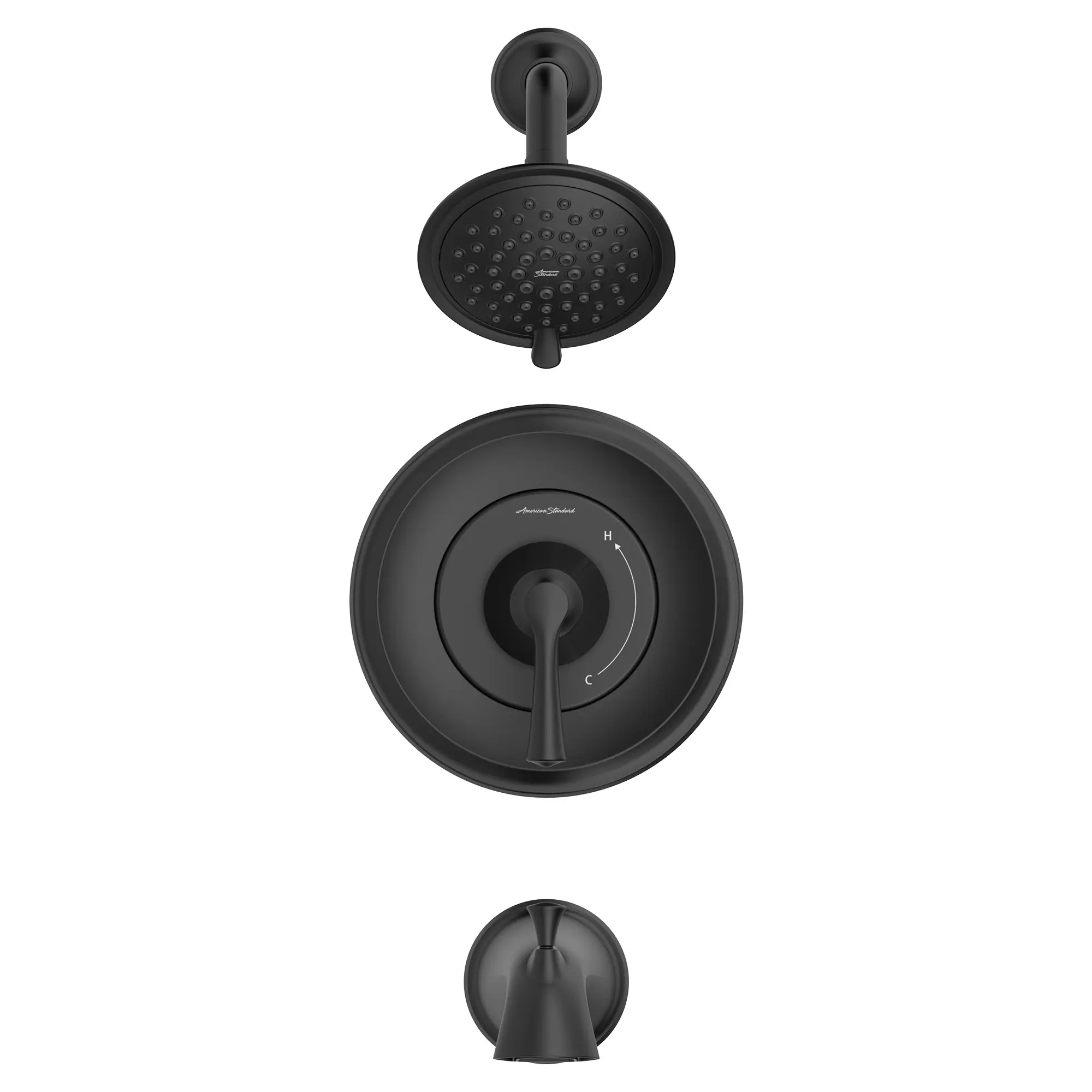 Estate 1.8 gpm/6.8 L/min Tub and Shower Trim Kit With Water-Saving 3-Function Showerhead, Double Ceramic Pressure Balance Cartridge With Lever Handle - Image 7