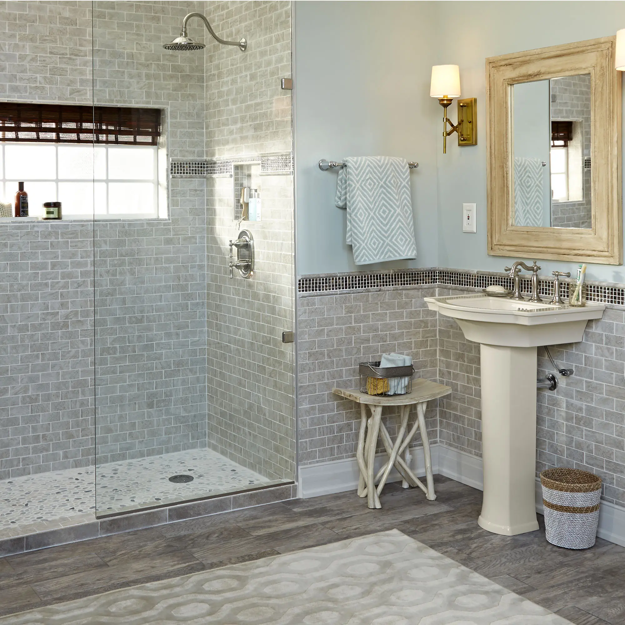 Estate® 8-Inch Widespread Pedestal Sink Top and Leg Combination - Image 6