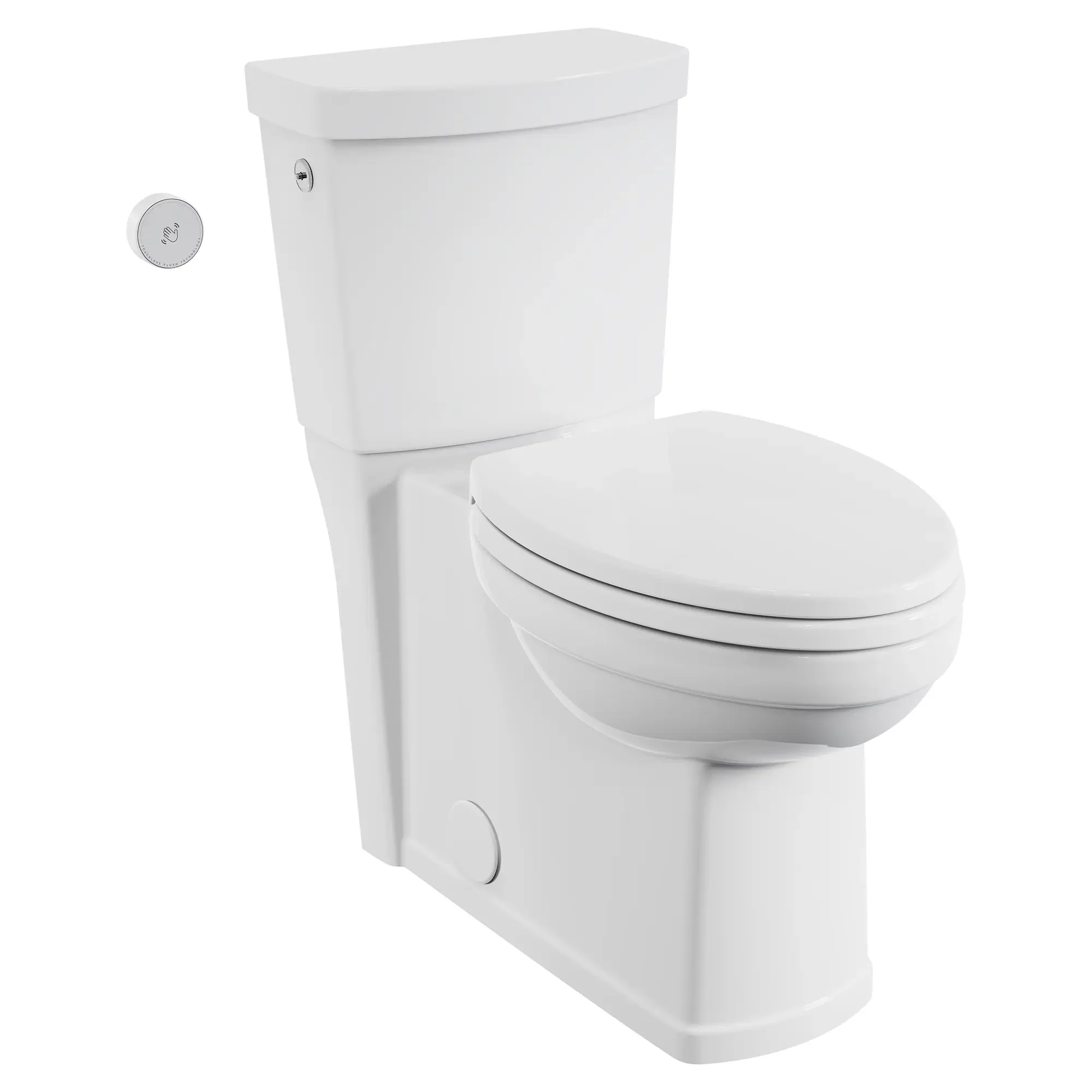 Estate® Touchless Skirted Two-Piece 1.28 gpf/4.8 Lpf Chair Height Elongated Toilet With Seat - Image 2