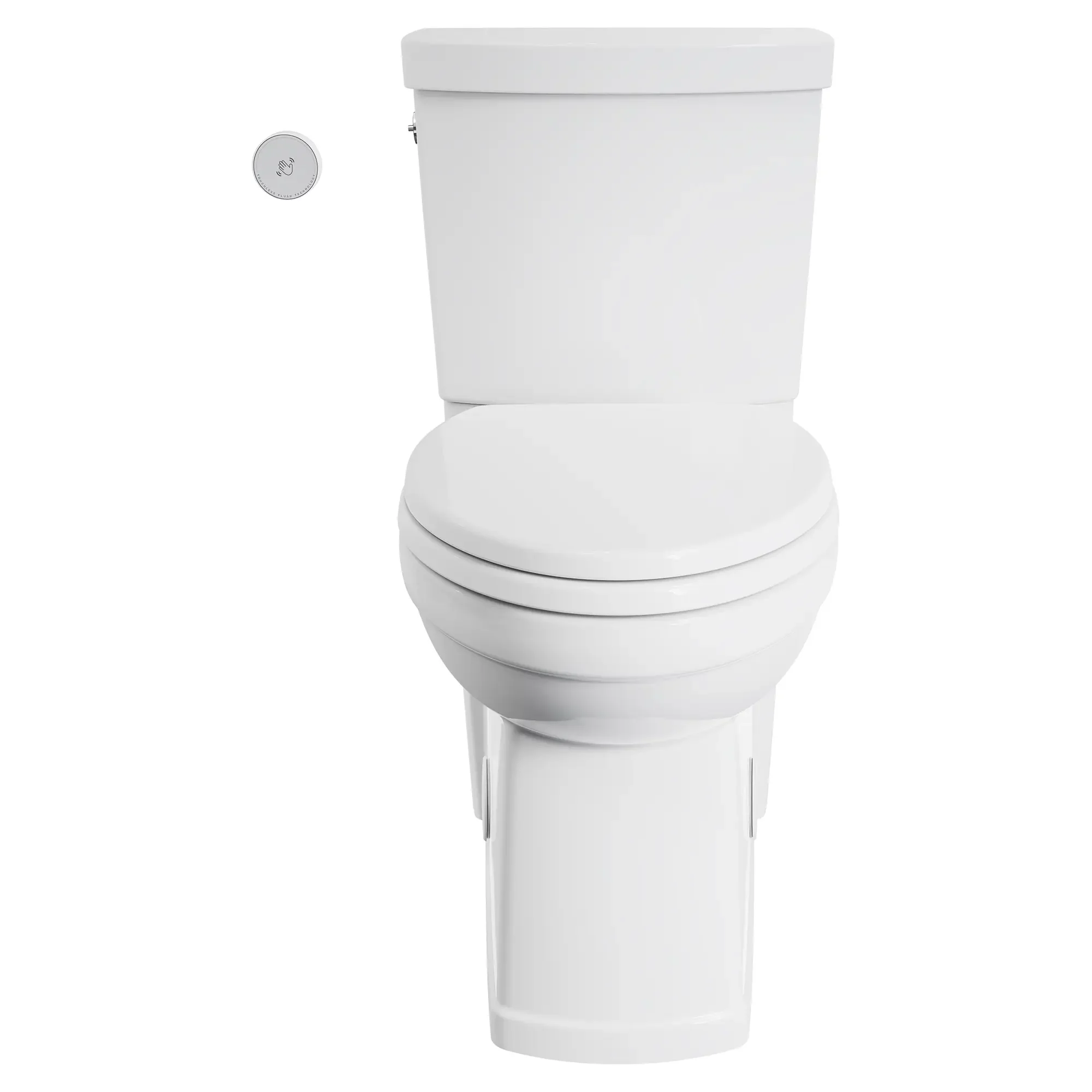 Estate® Touchless Skirted Two-Piece 1.28 gpf/4.8 Lpf Chair Height Elongated Toilet With Seat - Image 3