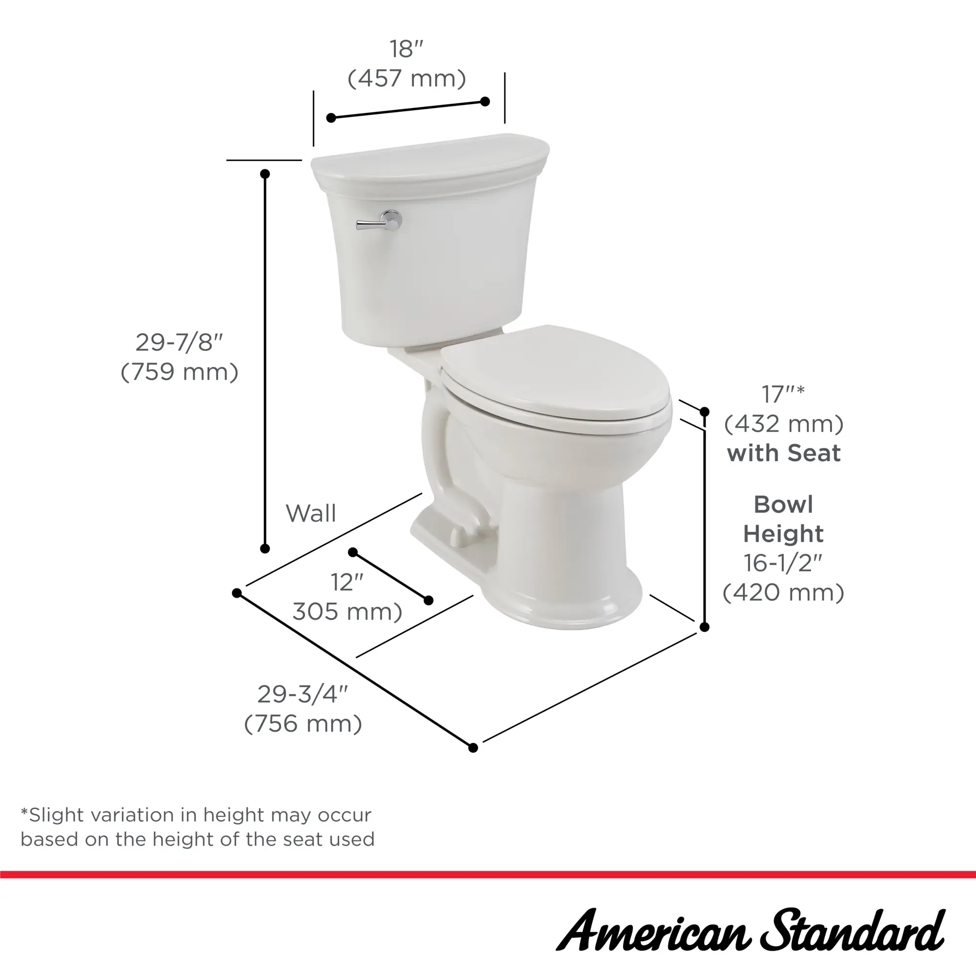Esteem VorMax Two-Piece 1.28 gpf/4.8 Lpf Chair Height Elongated Toilet less Seat - Image 18