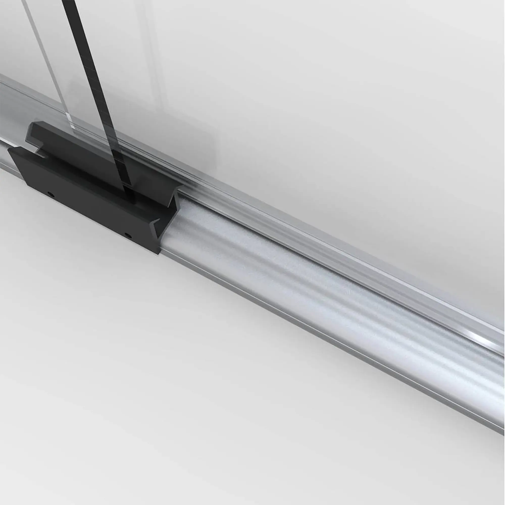 Euro 60 x 57-Inch Height Semi-Frameless Sliding Tub Door with Rain Glass - Image 30