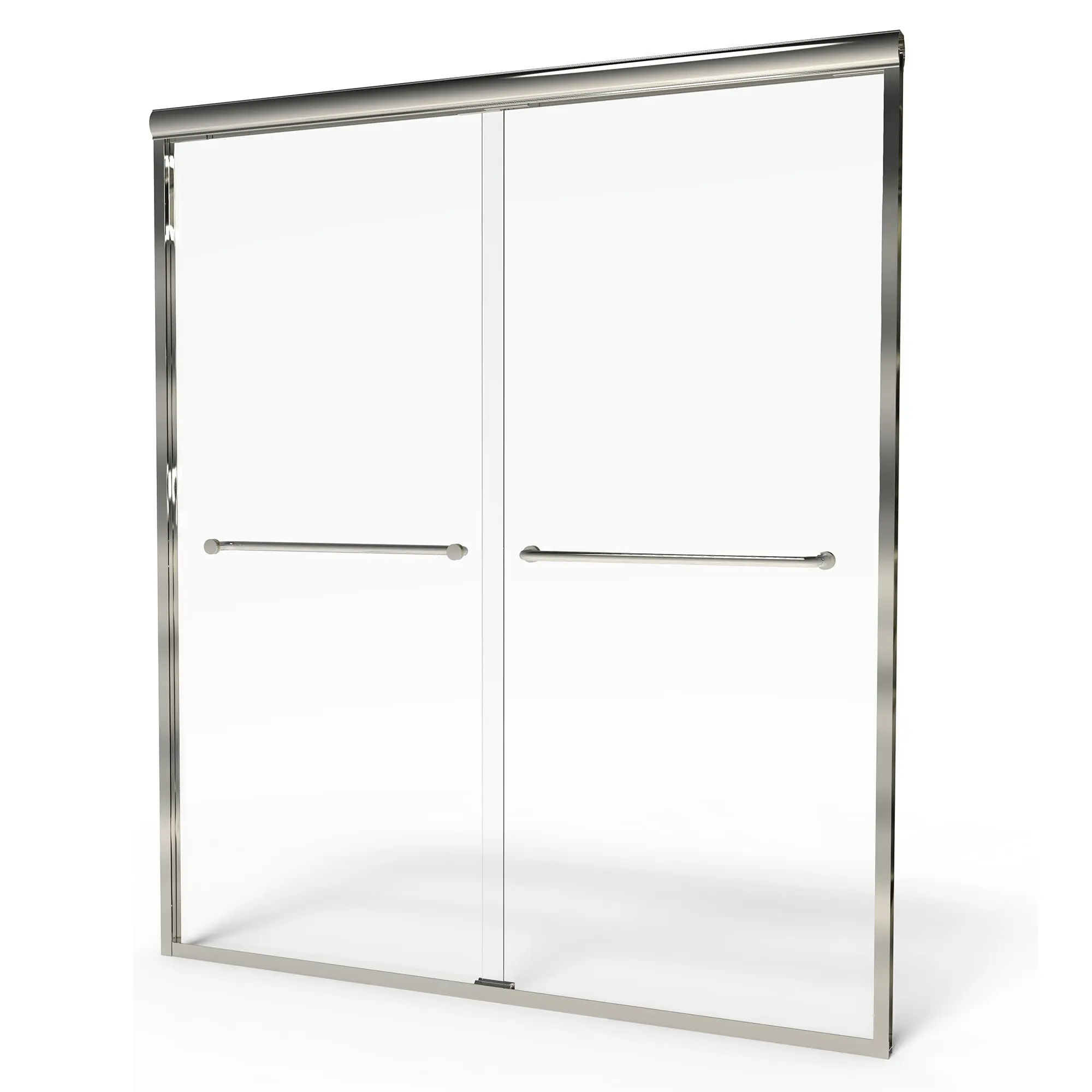 Euro 65-1/2-Inch Height Semi-Frameless Sliding Shower Door - Image 4