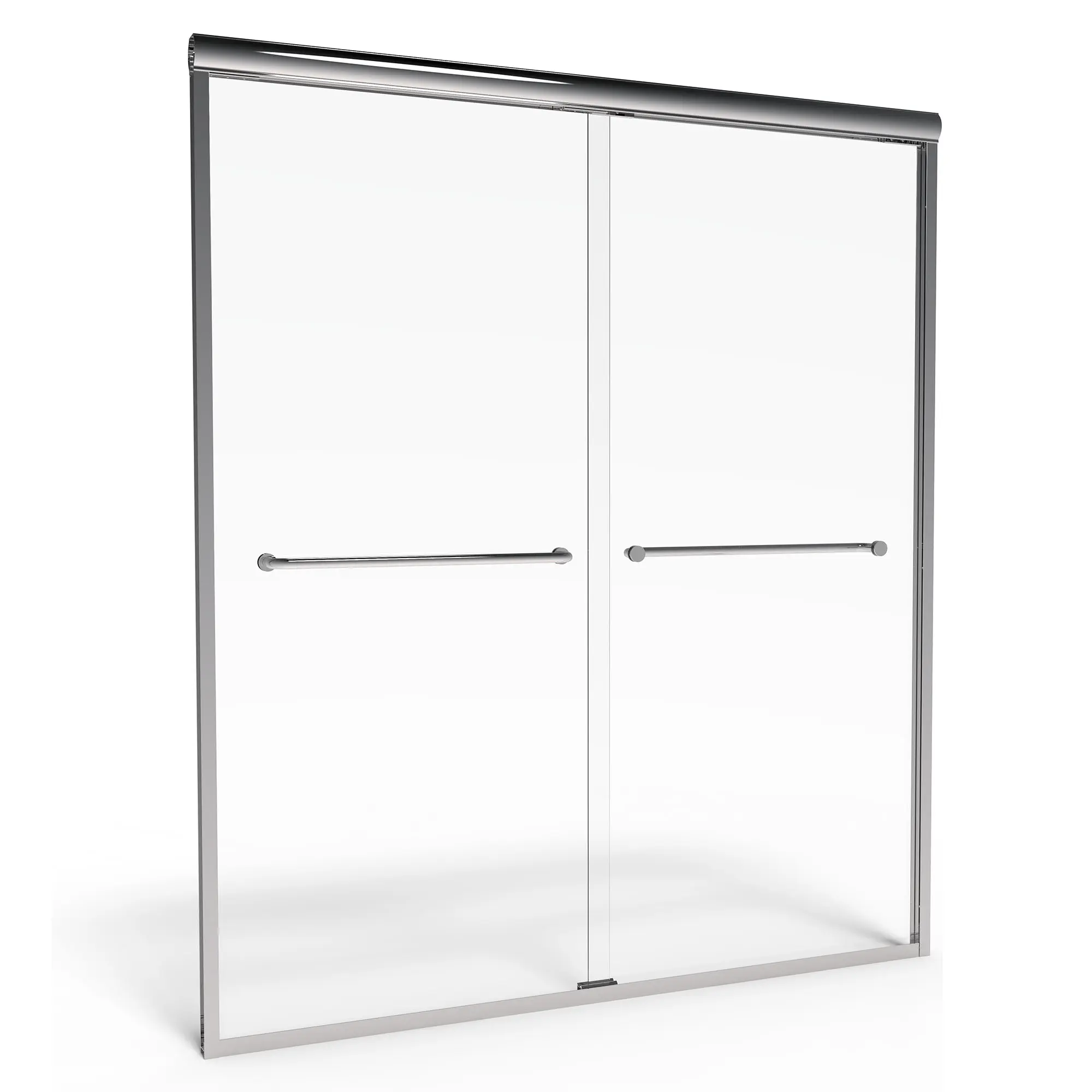 Euro 65-1/2-Inch Height Semi-Frameless Sliding Shower Door - Image 2