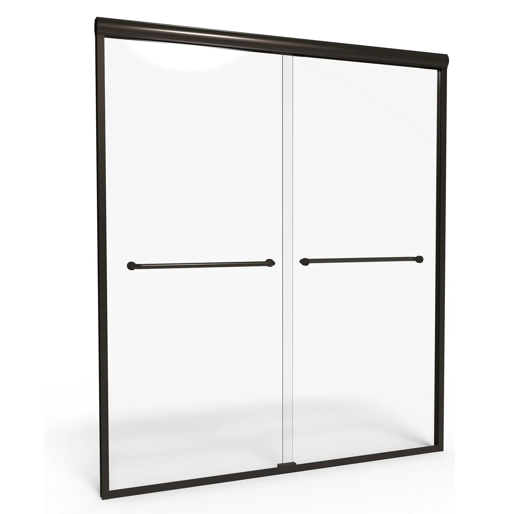 Euro 65-1/2-Inch Height Semi-Frameless Sliding Shower Door - Image 3