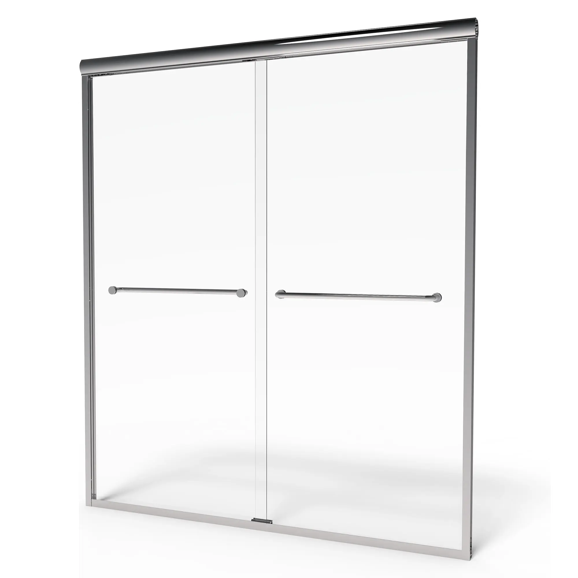 Euro 65-1/2-Inch Height Semi-Frameless Sliding Shower Door - Image 9