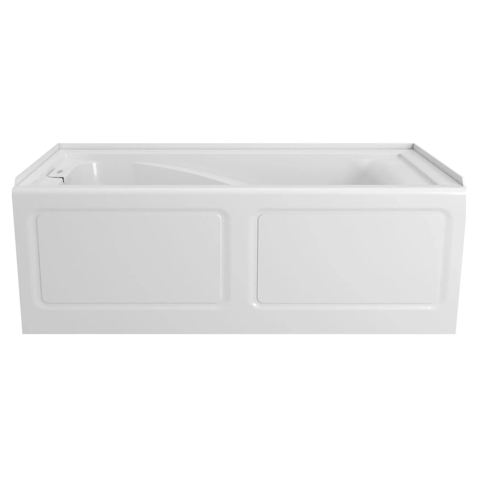 EverClean 60x32-Inch Integral Apron Deep Soak Bathtub with Left-Hand Outlet - Image 2