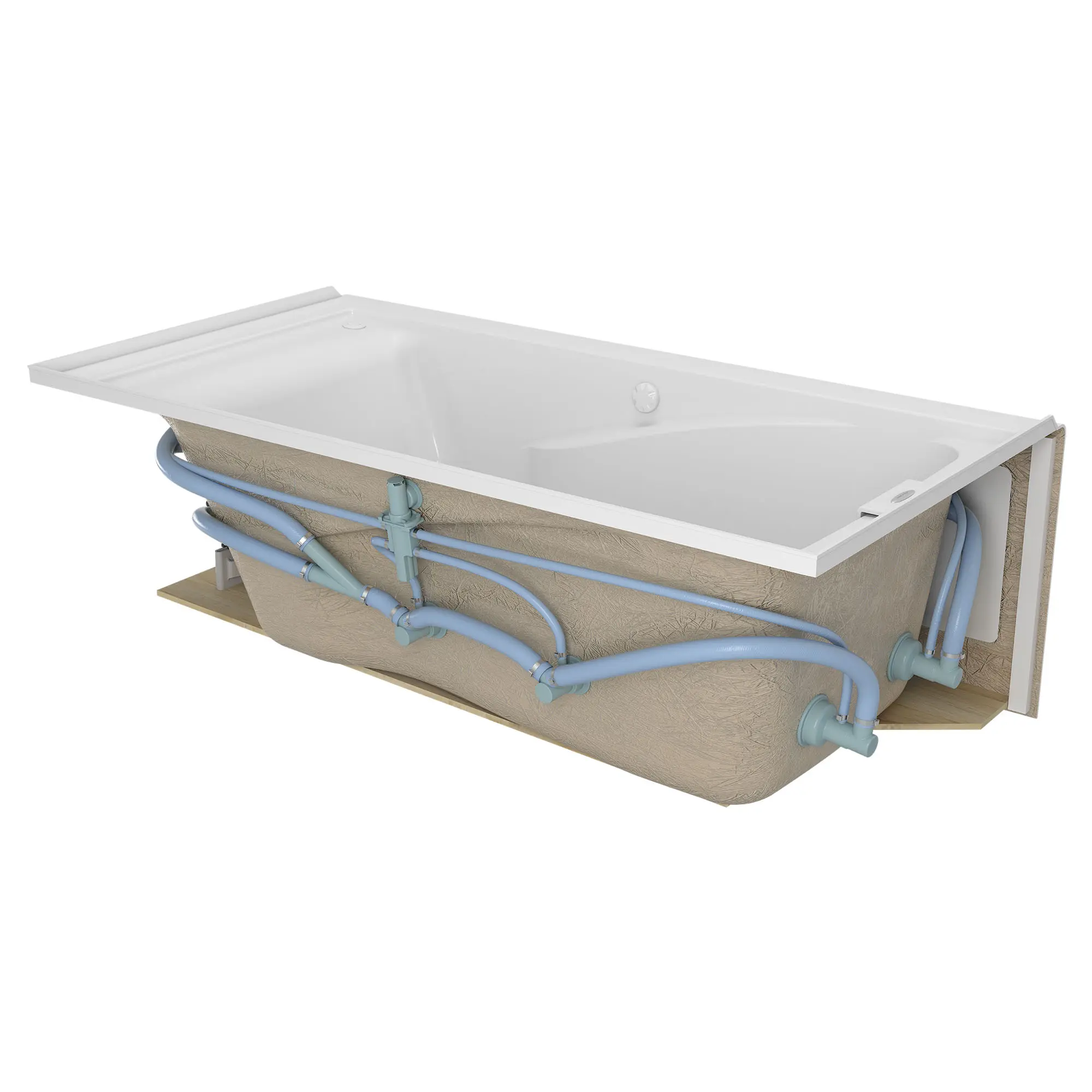 EverClean 60x32 inch Whirlpool with Apron - Image 12