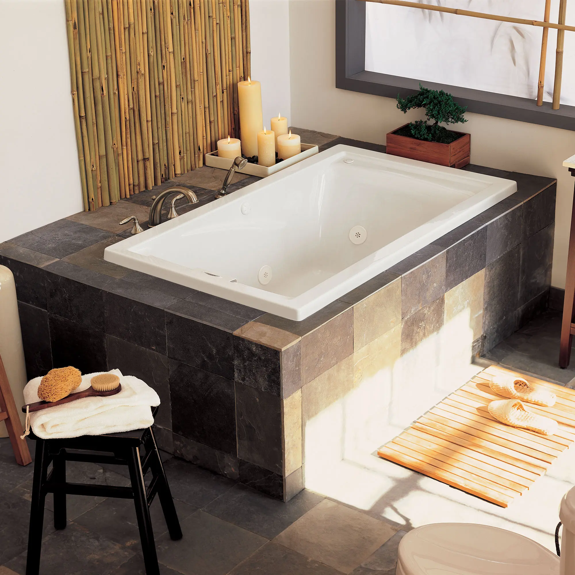 Evolution® 60 x 32-Inch Deep Soak® Drop-In Bathtub With EverClean® Hydromassage System - Image 3