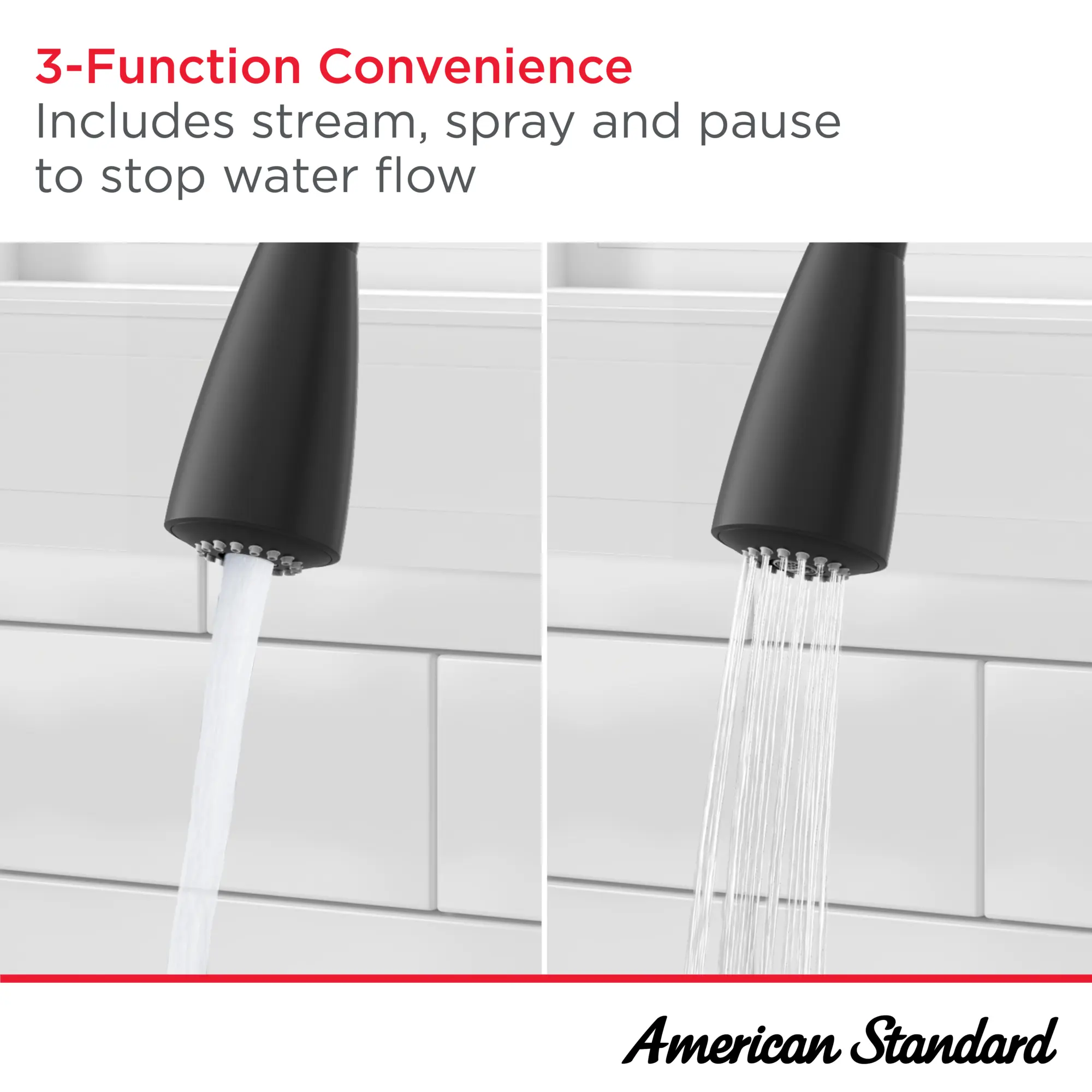 Fairbury® Single-Handle Pull-Down Dual Spray Kitchen Faucet 1.8 gpm/6.8 L/min With Lever Handle - Image 14