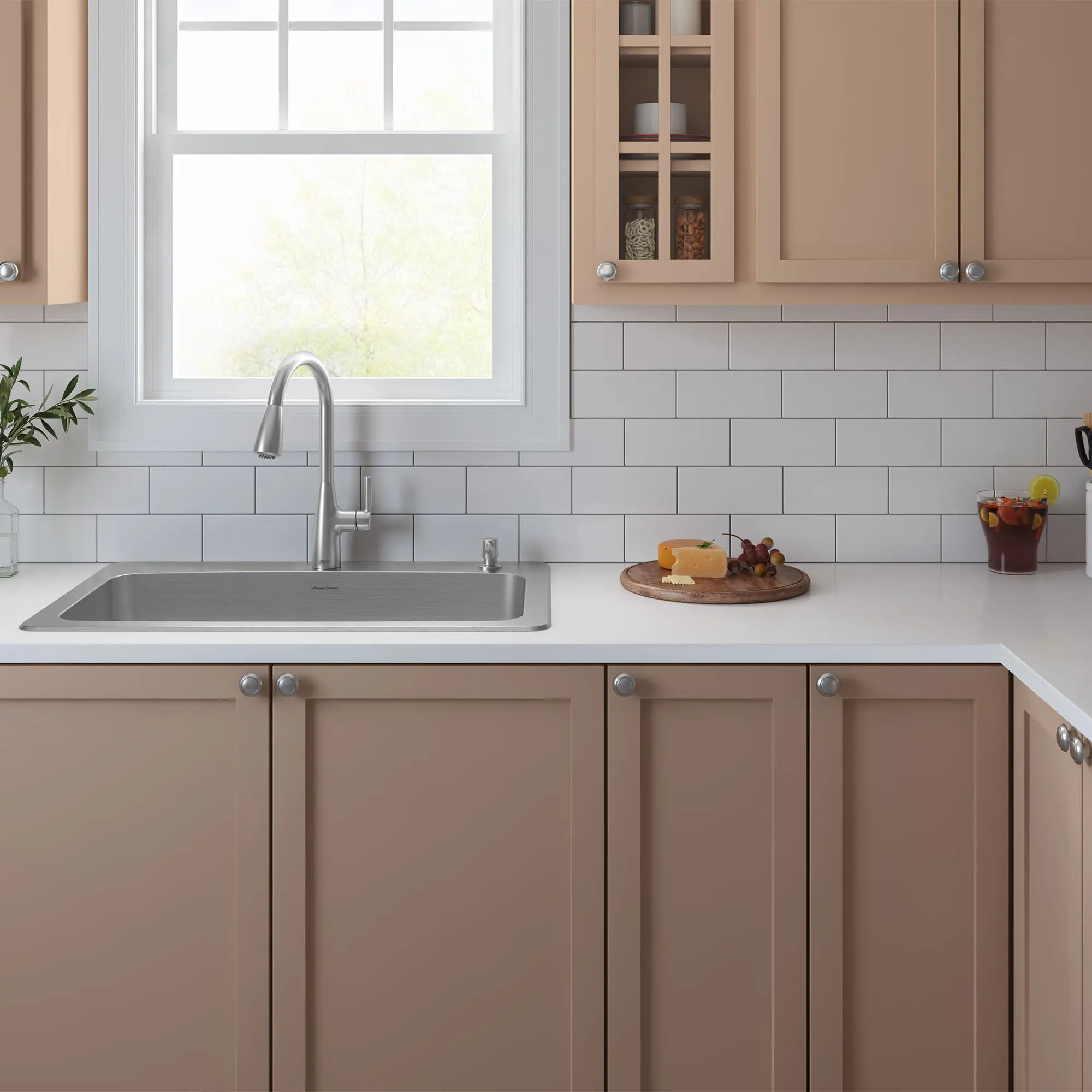 Fairbury® Single-Handle Pull-Down Dual Spray Kitchen Faucet 1.8 gpm/6.8 L/min With Lever Handle - Image 19