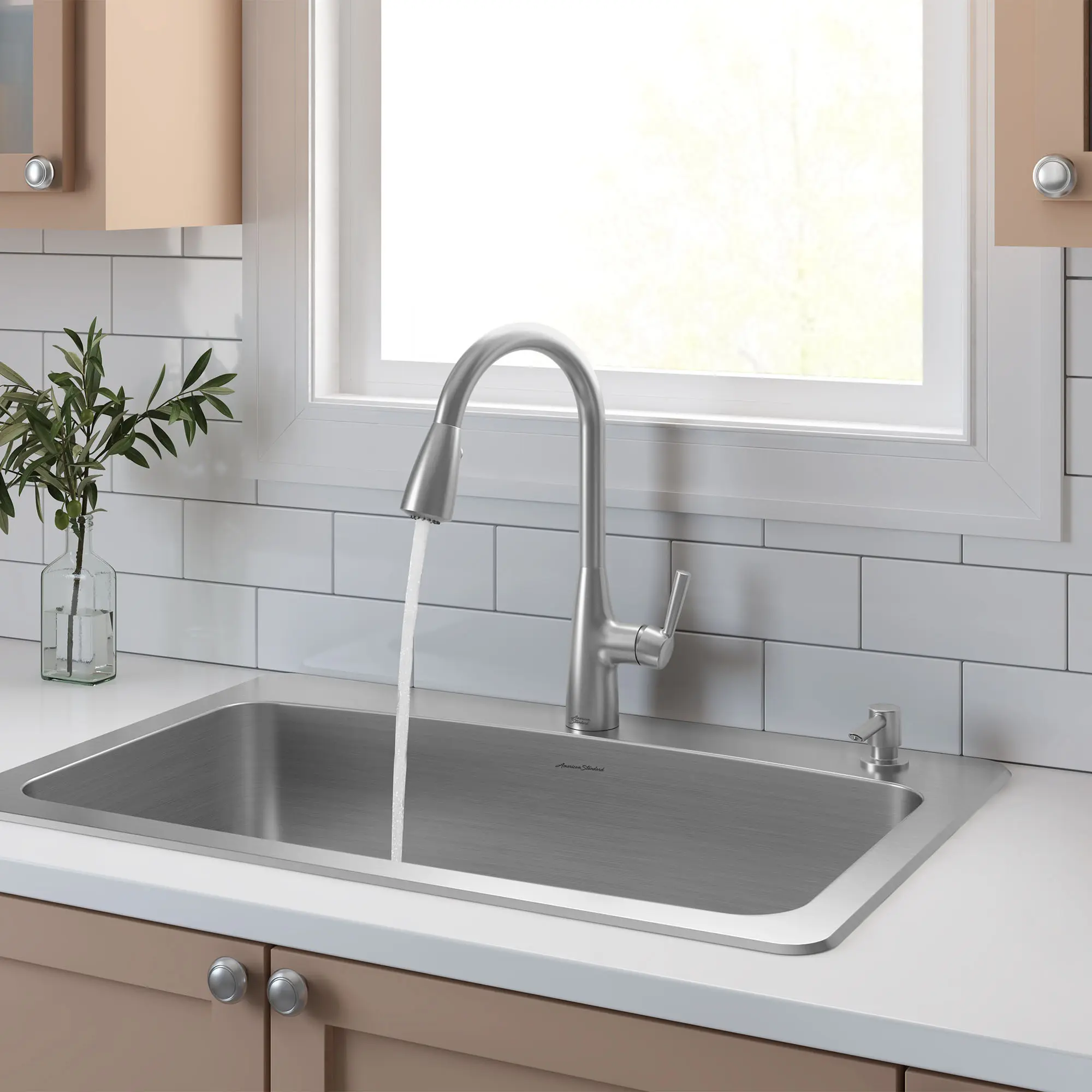 Fairbury® Single-Handle Pull-Down Dual Spray Kitchen Faucet 1.8 gpm/6.8 L/min With Lever Handle - Image 20