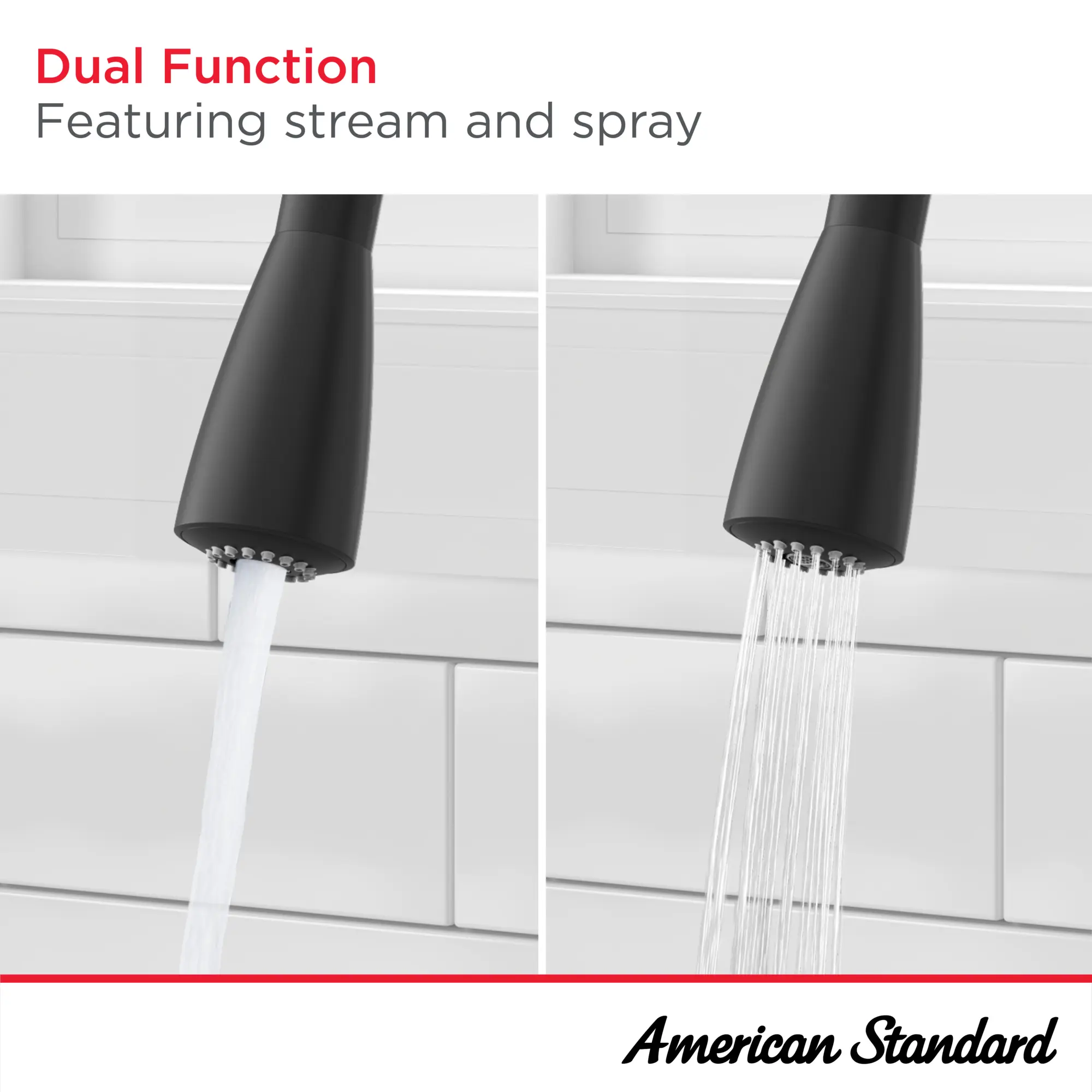 Fairbury® Single-Handle Pull-Down Dual Spray Kitchen Faucet 1.8 gpm/6.8 L/min With Lever Handle - Image 58