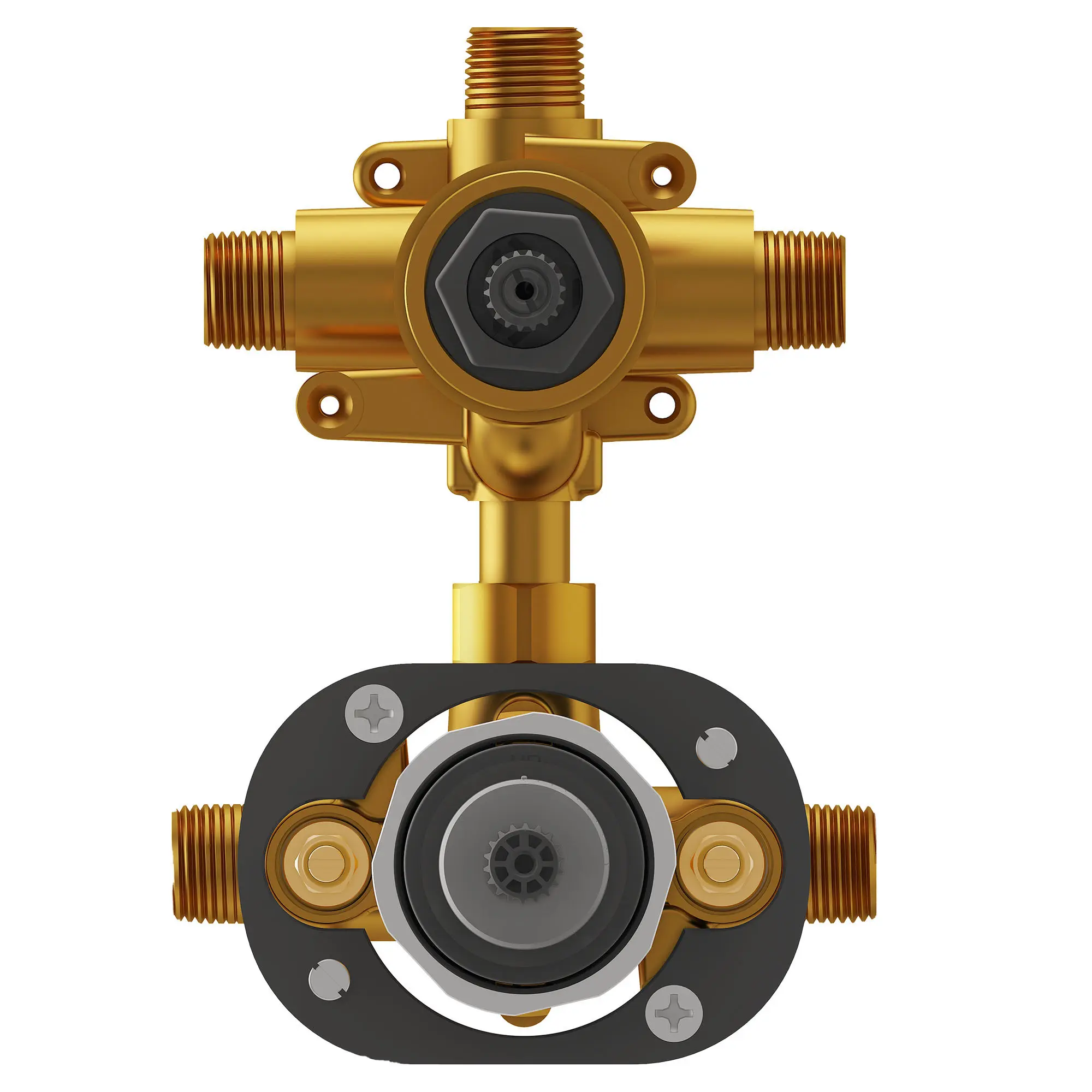 Flash® 3-Way Integrated Shower Diverter Rough-In Valve with Pressure Balance Valve Cartridge - Image 2
