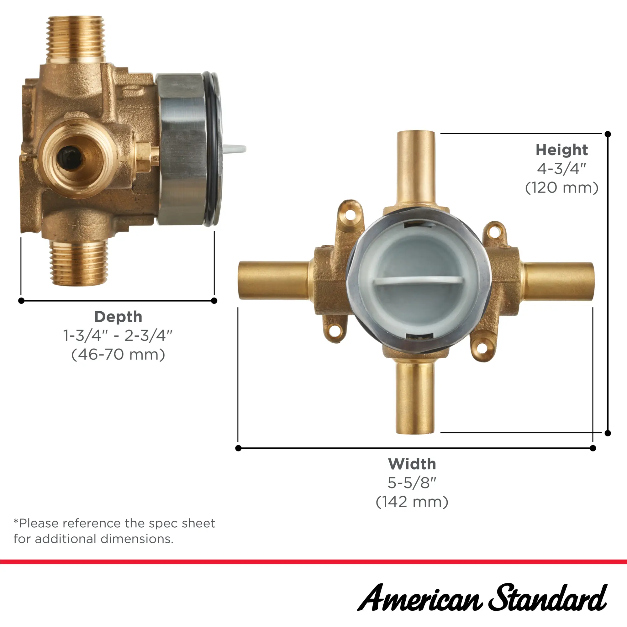 Flash® Shower Rough-In Valve With Stub-Outs - Image 4