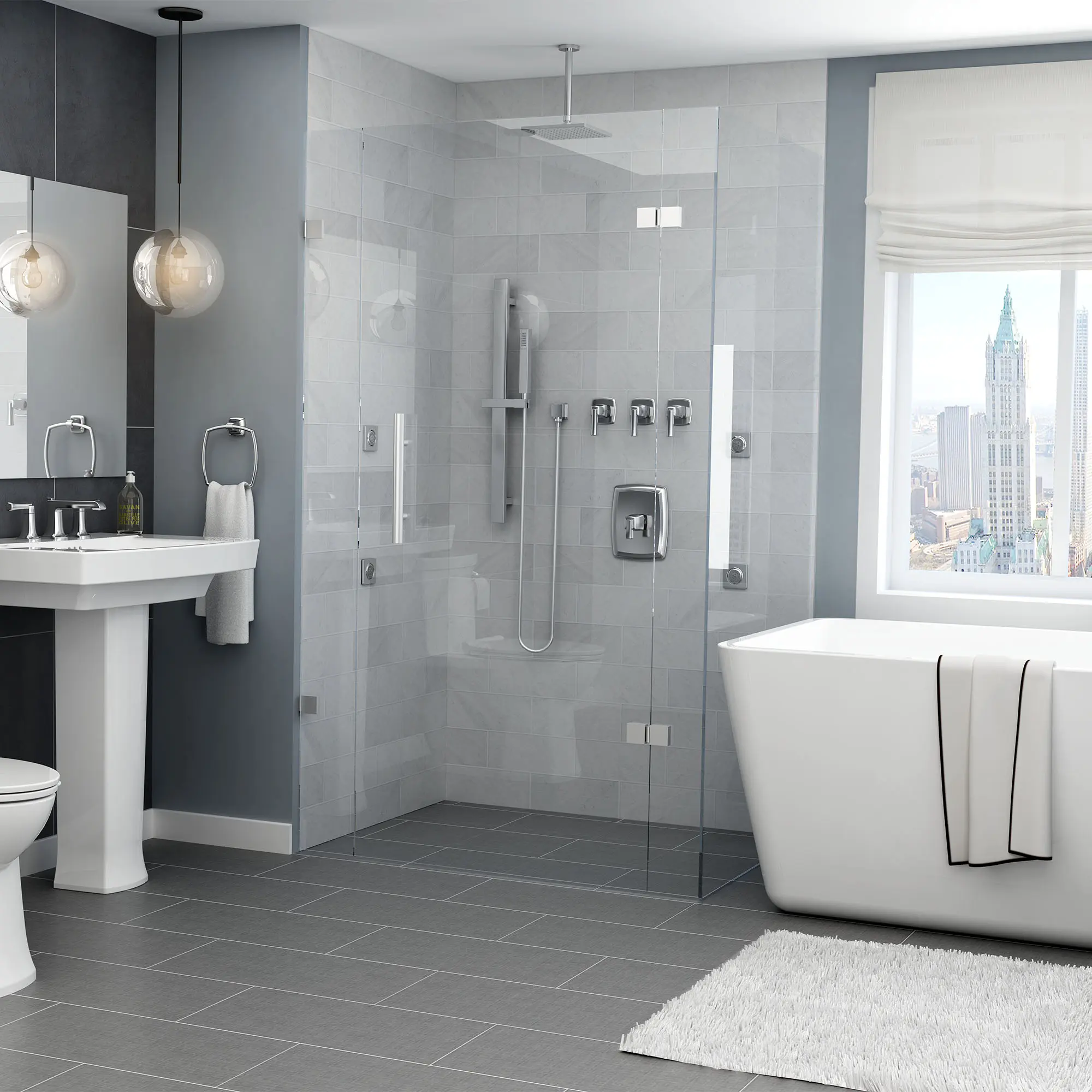 FloWise Square 1.5 gpm/5.7 L/min (Measurement) Single Function Water-Saving Hand Shower - Image 8