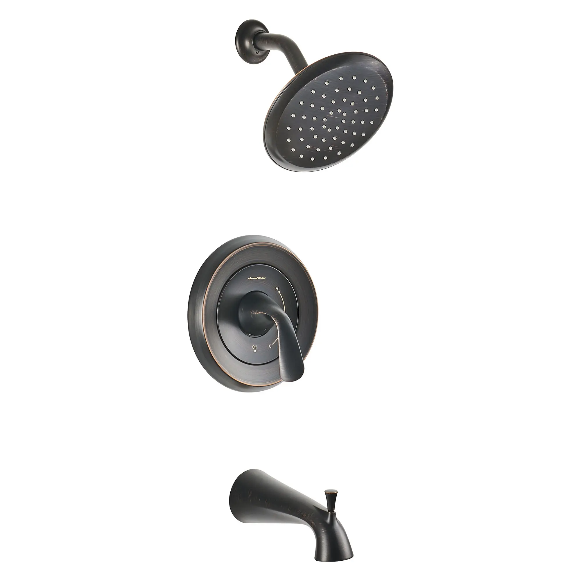 Fluent 2.0 GPM Tub and Shower Trim Kit with Lever Handle - Image 10