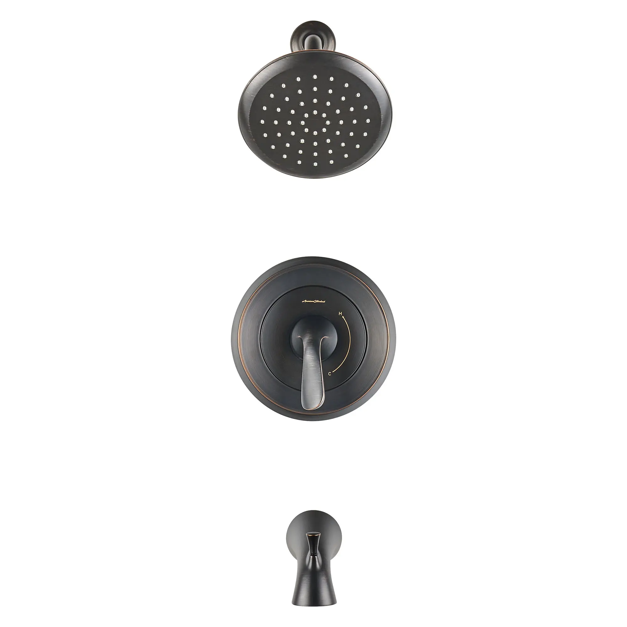 Fluent 2.0 GPM Tub and Shower Trim Kit with Lever Handle - Image 6
