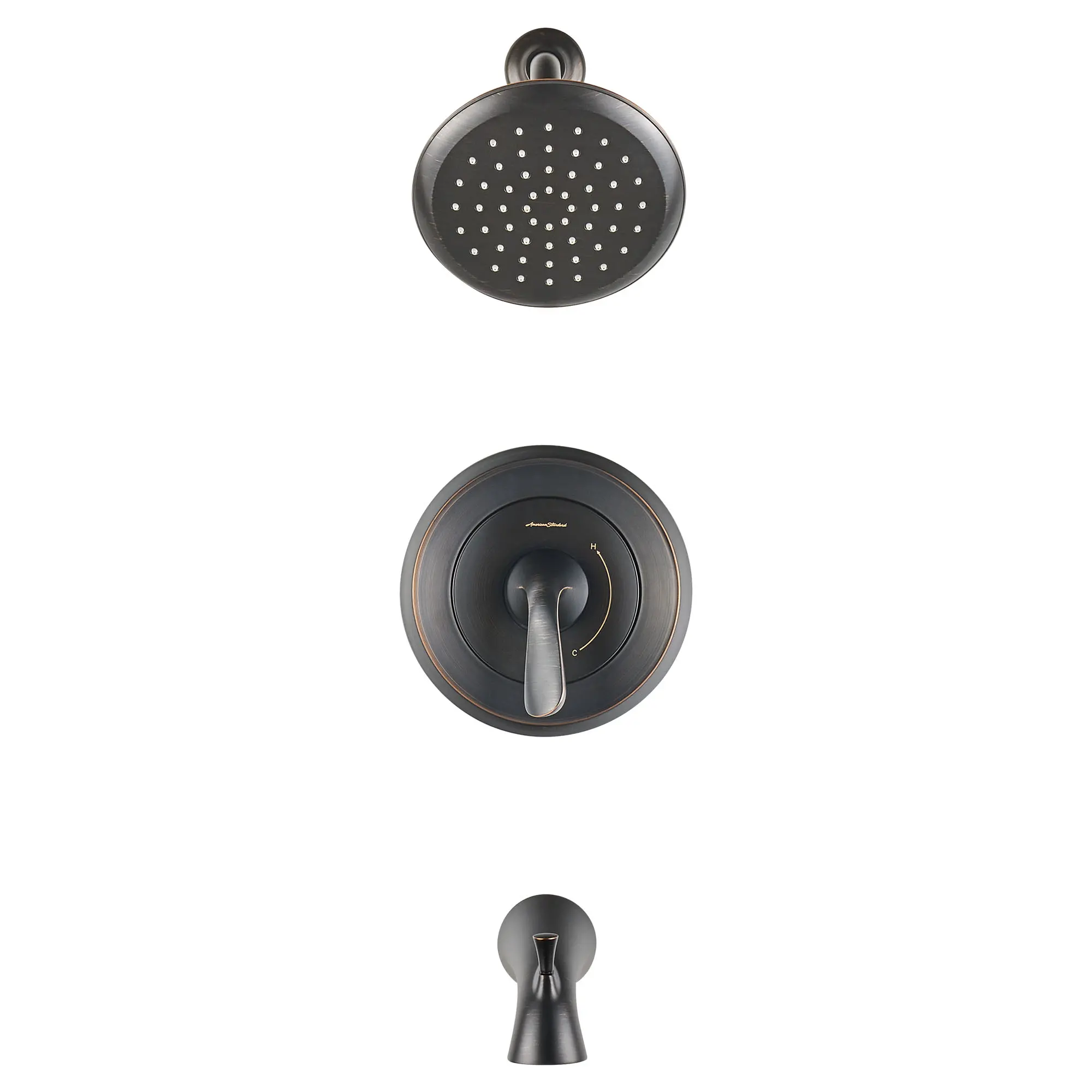 Fluent® 2.5 gpm/9.5 L/min Tub and Shower Trim Kit With Showerhead, Double Ceramic Pressure Balance Cartridge With Lever Handle - Image 8