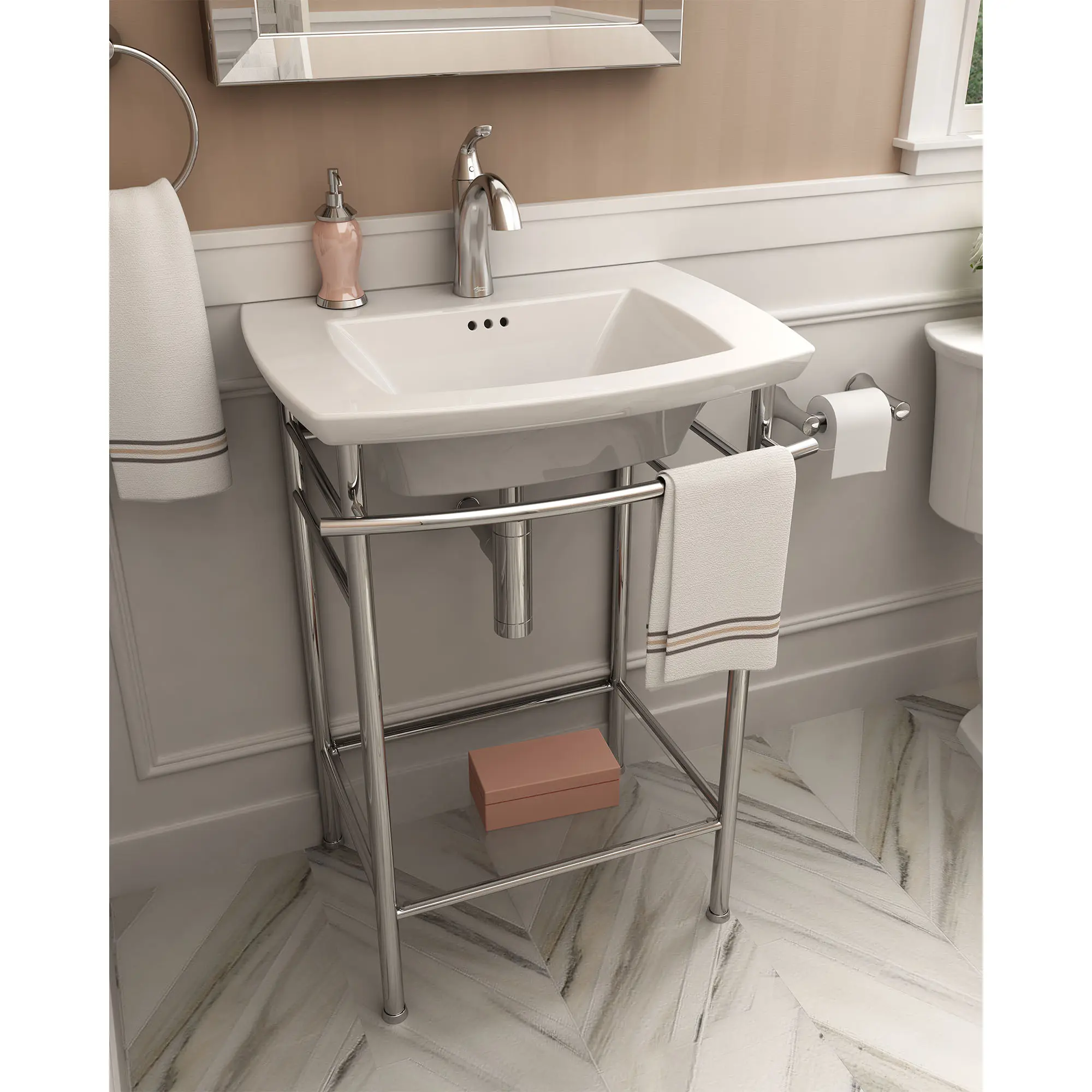 Fluent® Single Hole Single-Handle Bathroom Faucet 1.2 gpm/4.5 L/min With Lever Handle - Image 12