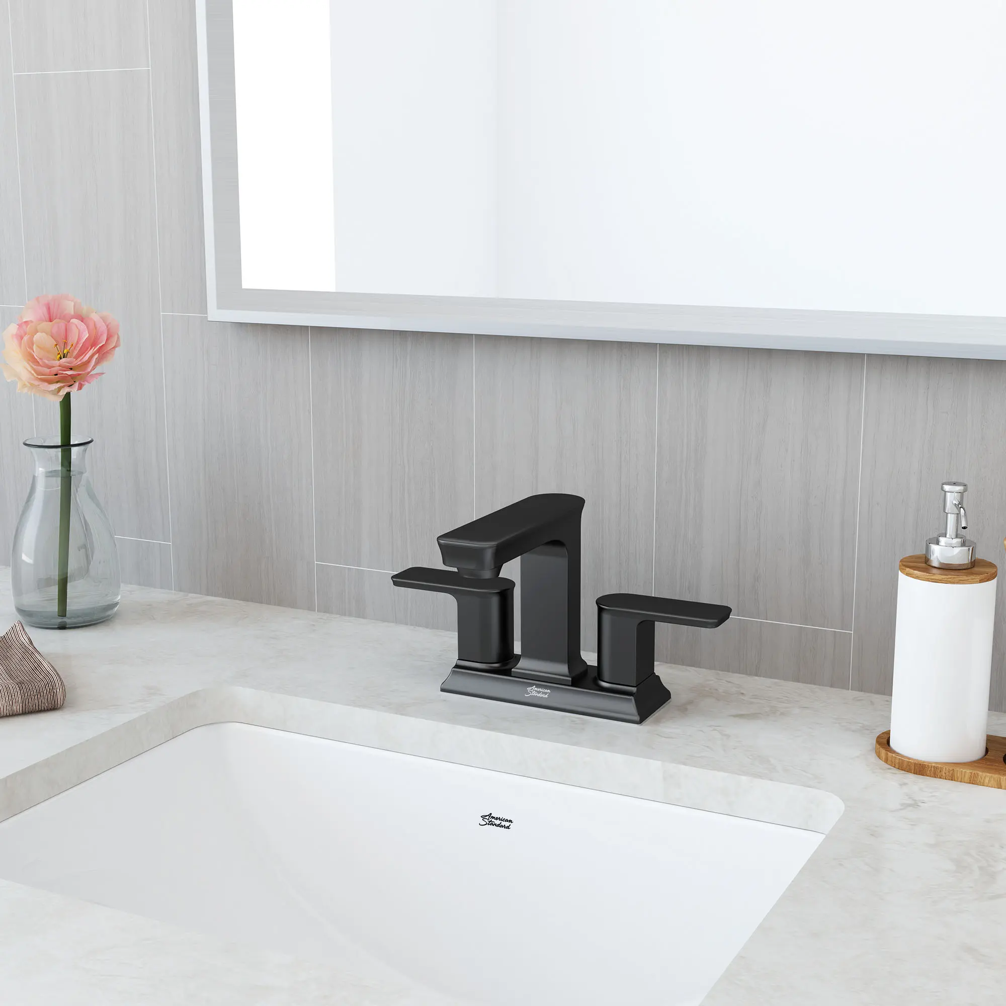 Forsey® 4-Inch Centerset 2-Handle Bathroom Faucet 1.2 gpm/4.5 L/min With Lever Handles - Image 7