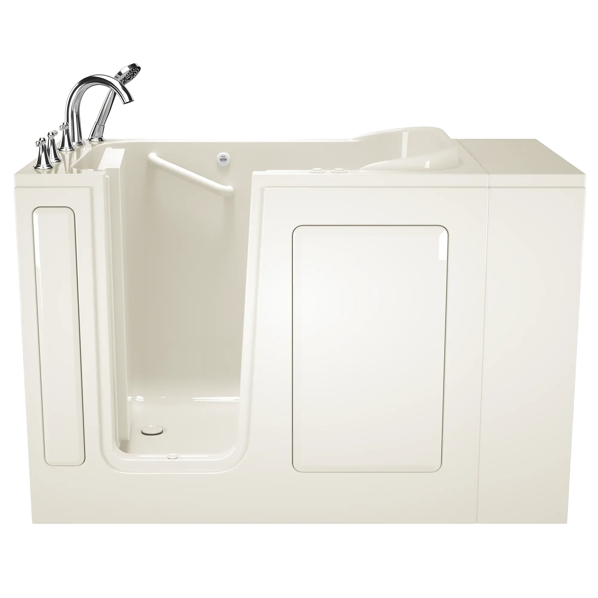 Gelcoat 28x48-Inch Walk-in Bathtub with Combination Air Spa and Whirlpool System Left Hand Door and Drain - Image 2