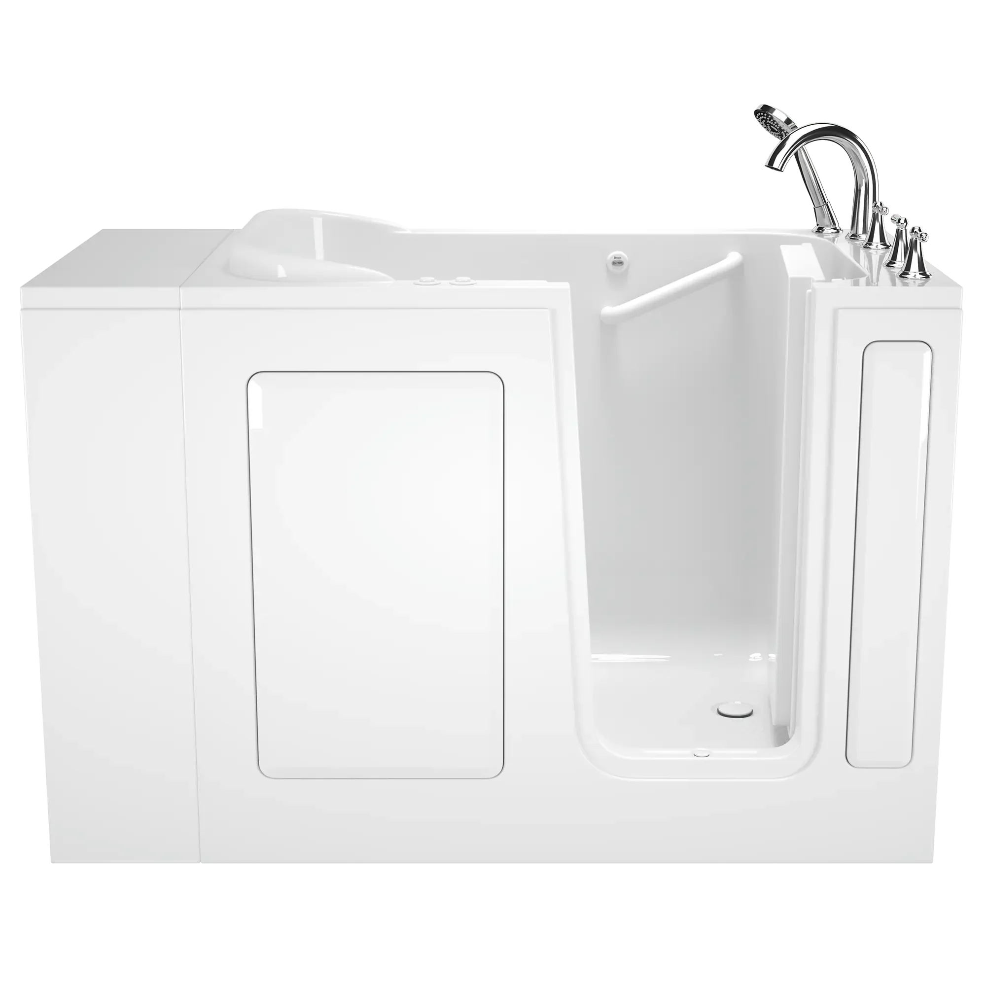 Gelcoat 28x48-Inch Walk-in Bathtub with Combination Air Spa and Whirlpool System Right Hand Door and Drain - Image 2