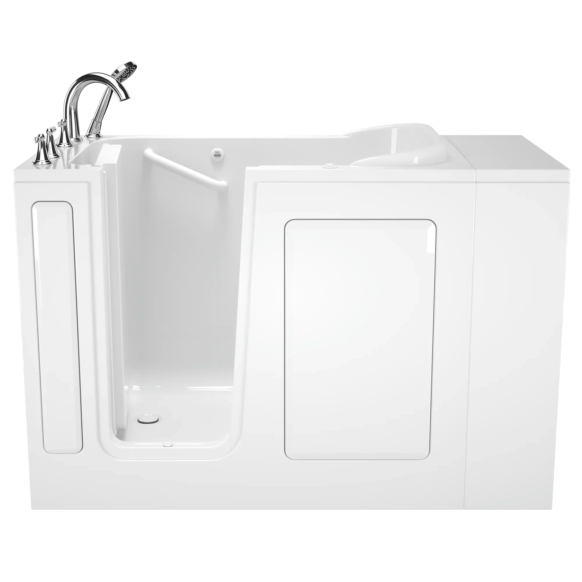 Gelcoat Value Series 28 x 48-Inch Walk-in Tub With Soaker System - Left-Hand Drain With Faucet - Image 2