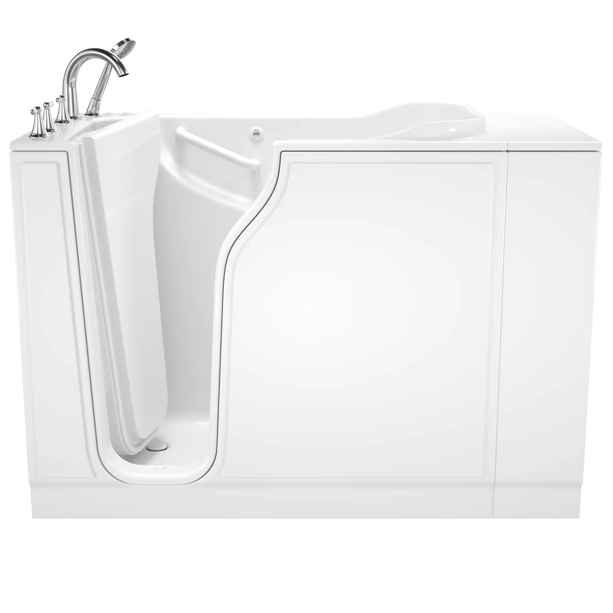 Gelcoat Value Series 30x52 Inch Walk-In Bathtub with Combination Air Spa system and Whirlpool Massage System - Left Hand Door and Drain - Image 2