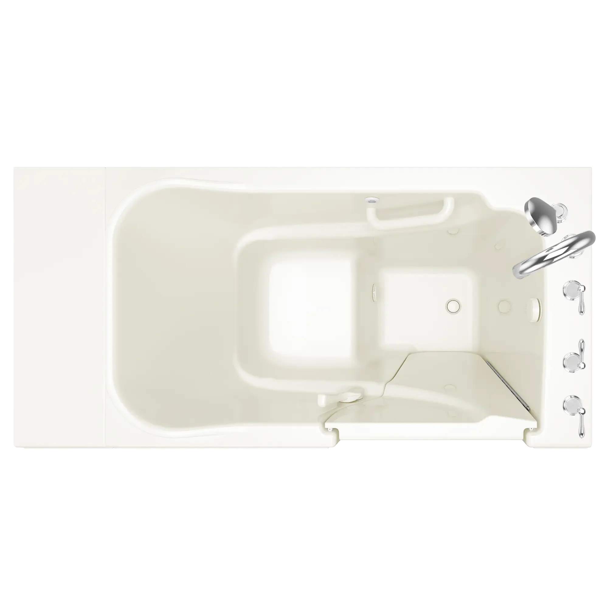 Gelcoat Value Series 30x52 Inch Soaking Walk-In Bathtub - Right Hand Door and Drain - Image 6