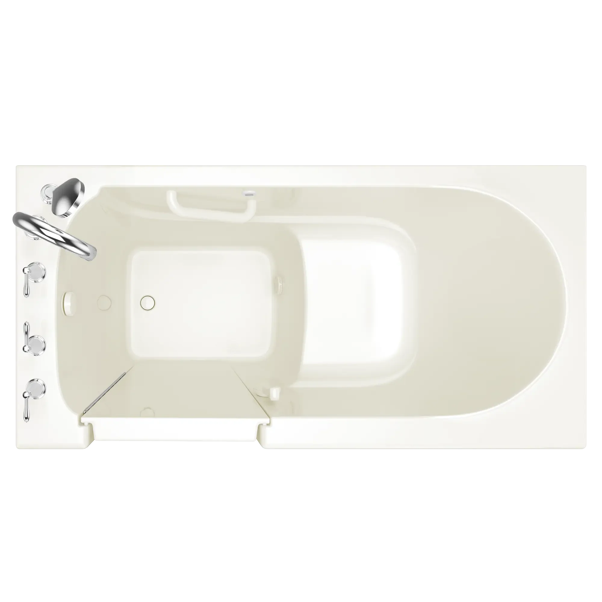 Gelcoat Value Series 30x60 Inch Soaking Walk-In Bathtub - Left Hand Door and Drain - Image 3