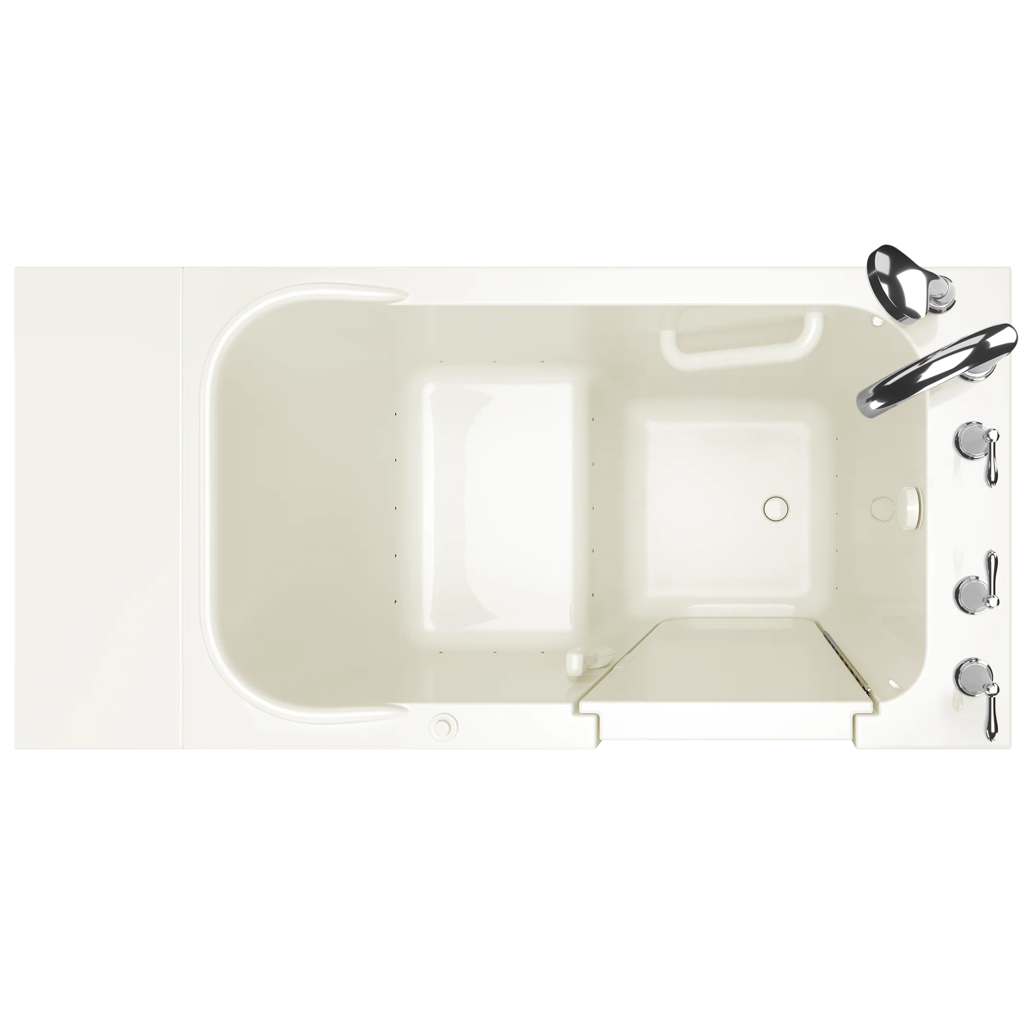 Gelcoat Entry Series 48 x 28-Inch Walk-In Tub With Air Spa System – Right-Hand Drain With Faucet - Image 3