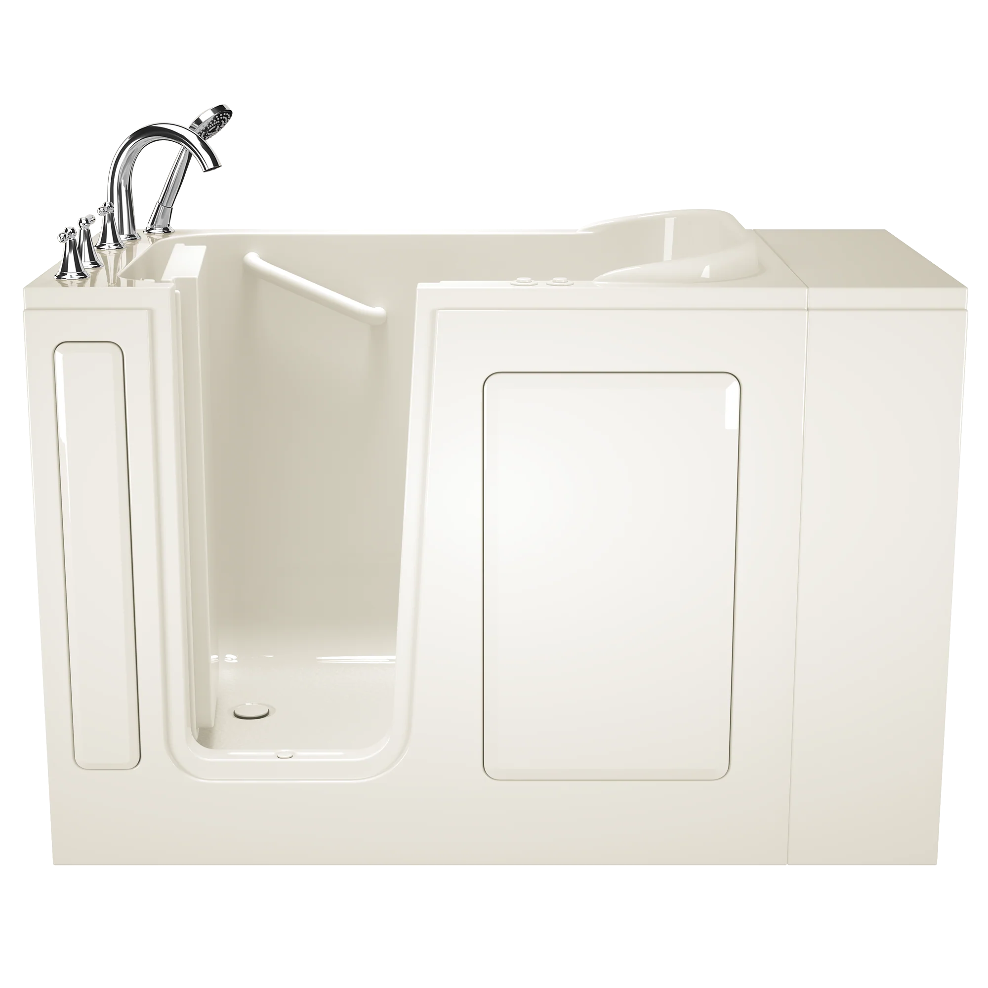 Gelcoat Entry Series 48 x 28-Inch Walk-In Tub With Combination Air Spa and Whirlpool Systems – Left-Hand Drain With Faucet - Image 3