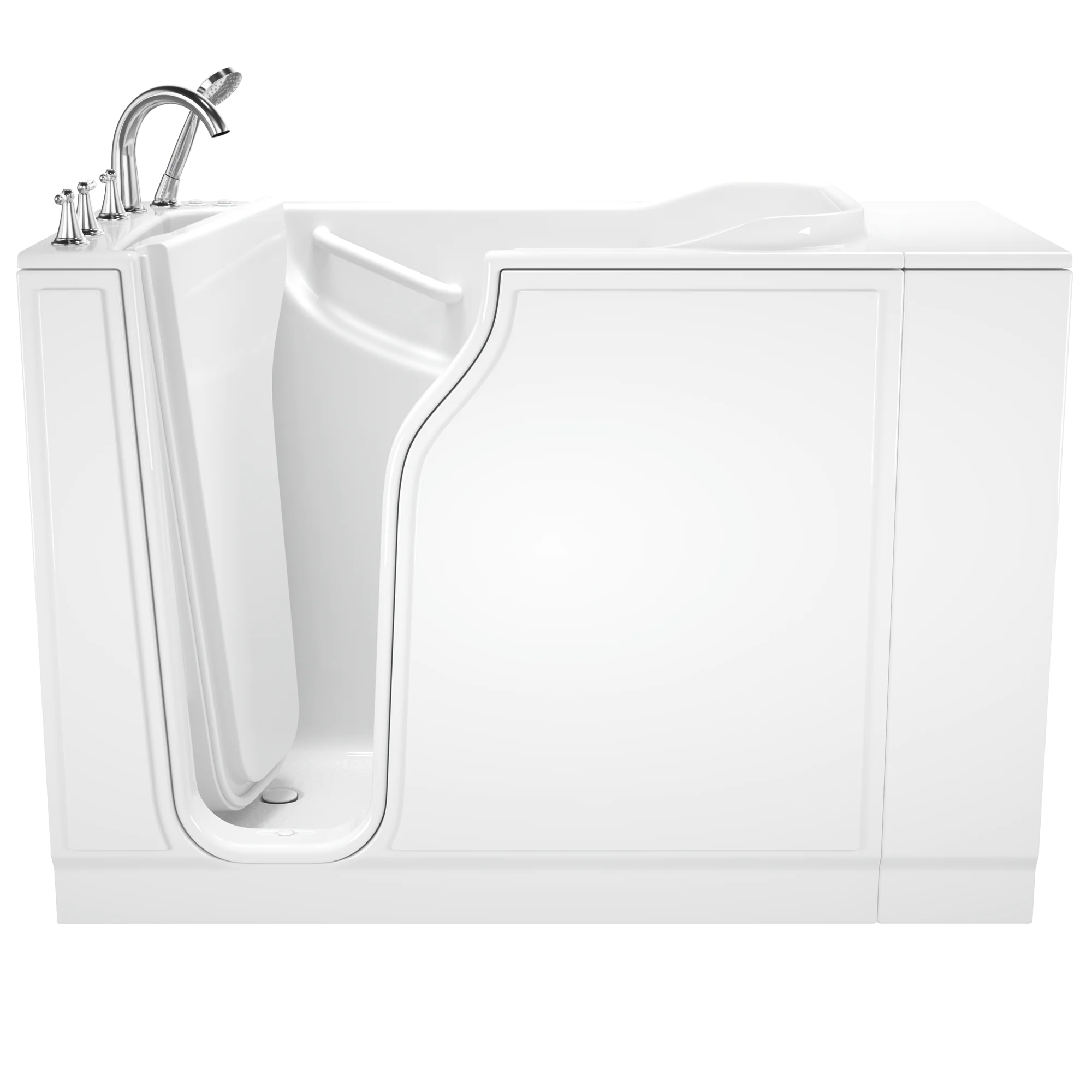 Gelcoat Entry Series 52 x 30-Inch Walk-In Tub With Combination Air Spa and Whirlpool Systems – Left-Hand Drain With Faucet - Image 4