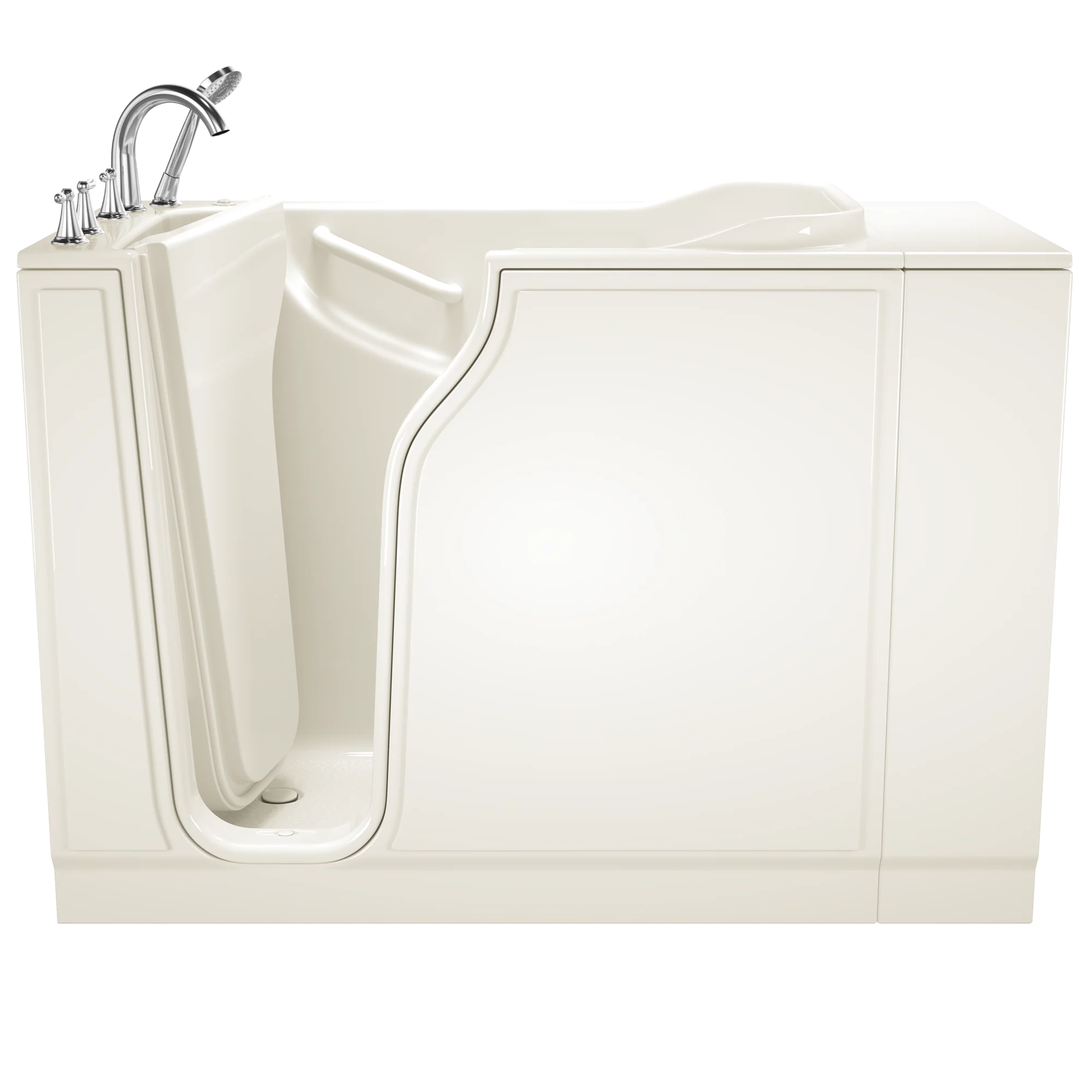 Gelcoat Entry Series 52 x 30-Inch Walk-In Tub With Whirlpool System – Left-Hand Drain With Faucet