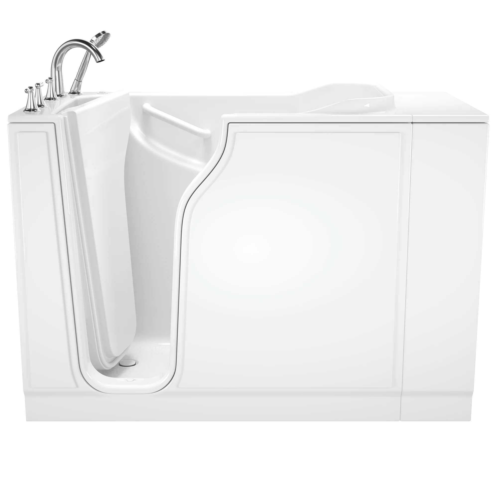 Gelcoat Entry Series 52 x 30-Inch Walk-In Tub With Whirlpool System – Left-Hand Drain With Faucet - Image 5