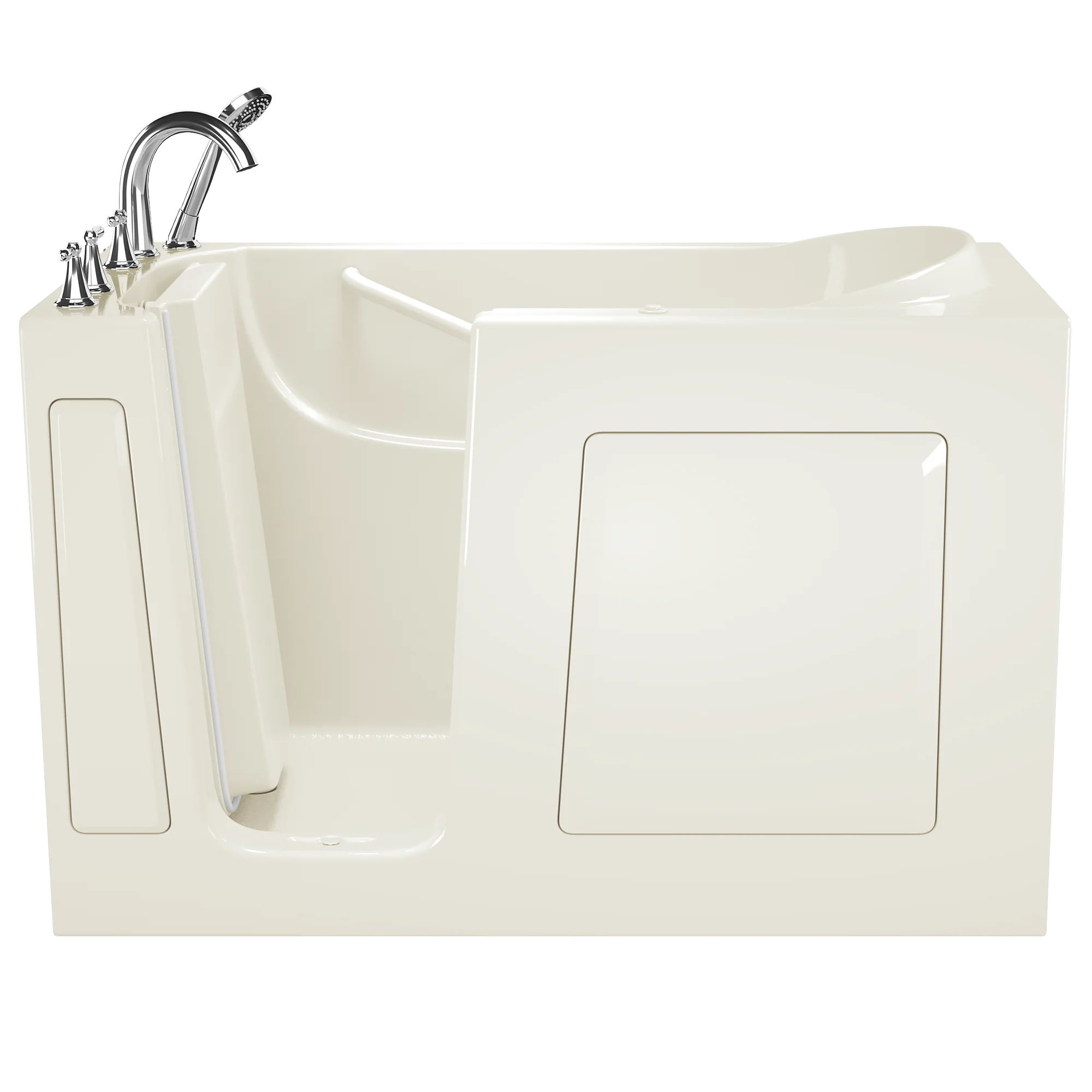 Gelcoat Entry Series 60 x 30-Inch Walk-In Tub With Air Spa System – Left-Hand Drain With Faucet