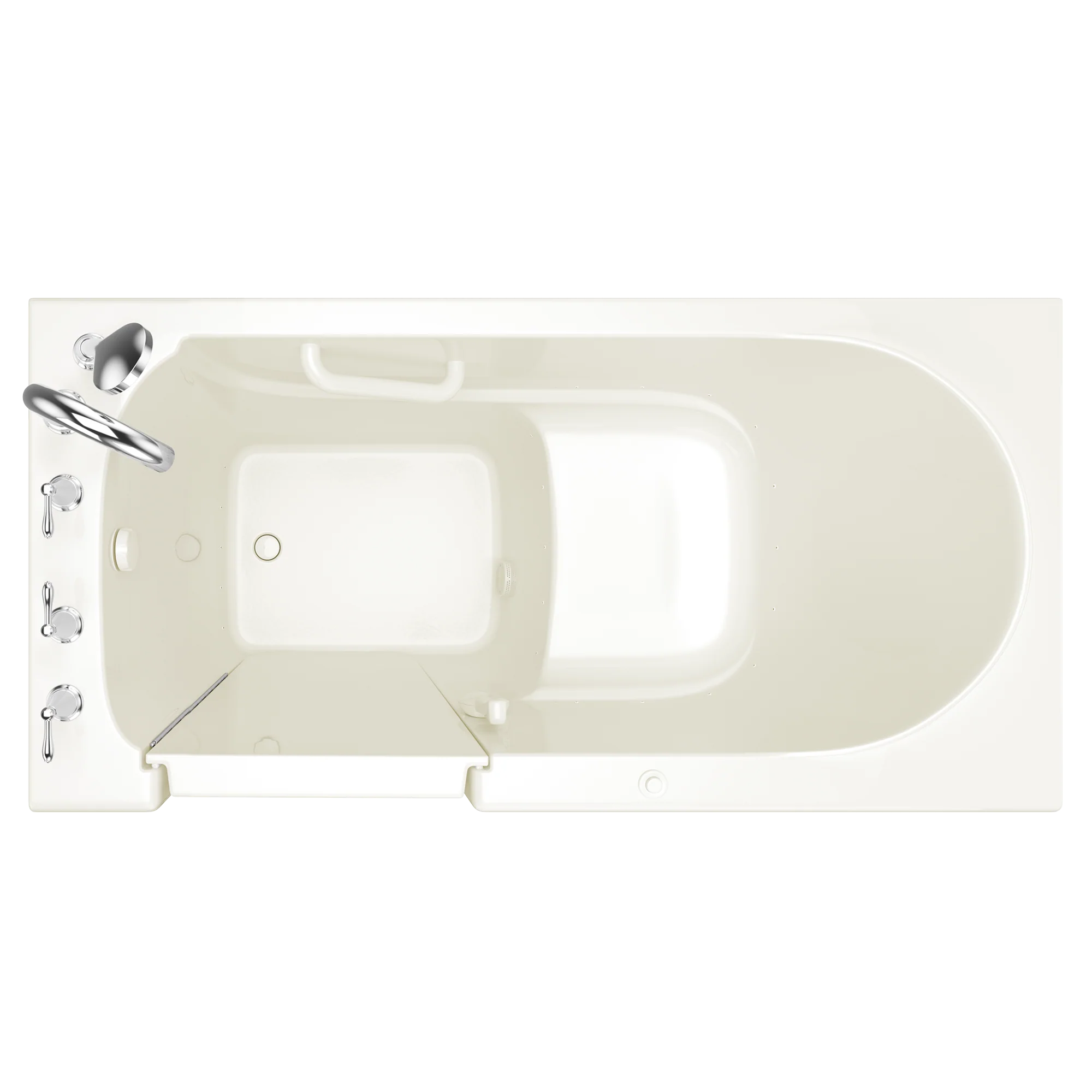 Gelcoat Entry Series 60 x 30-Inch Walk-In Tub With Air Spa System – Left-Hand Drain With Faucet - Image 4