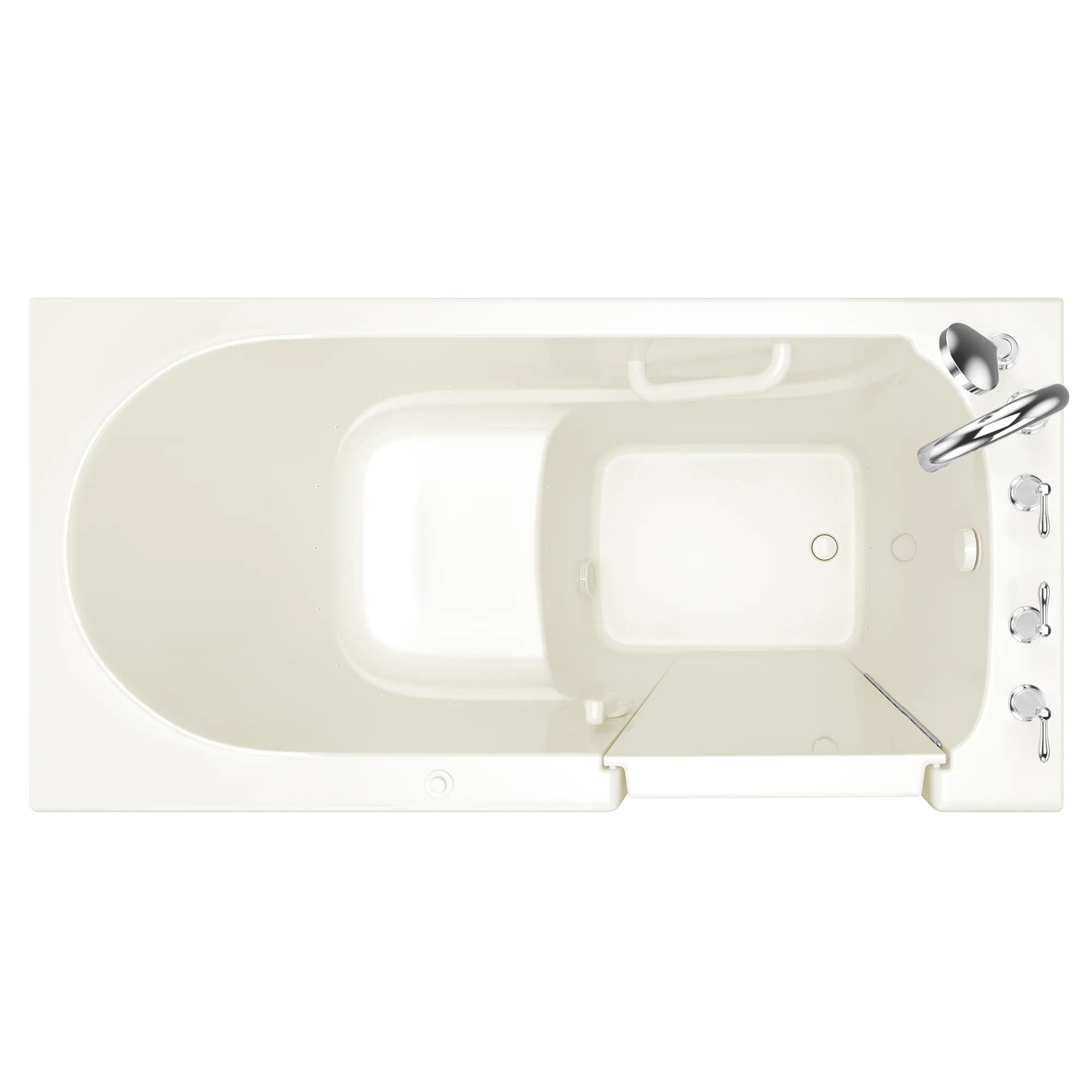 Gelcoat Entry Series 60 x 30-Inch Walk-In Tub With Air Spa System – Right-Hand Drain With Faucet - Image 3