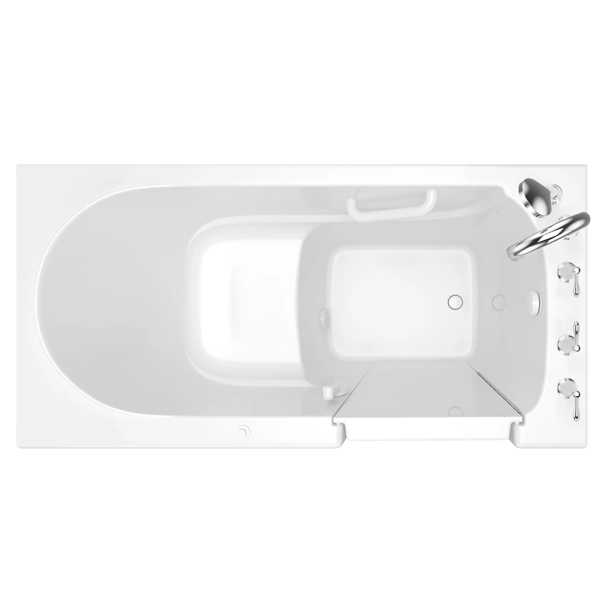Gelcoat Entry Series 60 x 30-Inch Walk-In Tub With Air Spa System – Right-Hand Drain With Faucet - Image 5