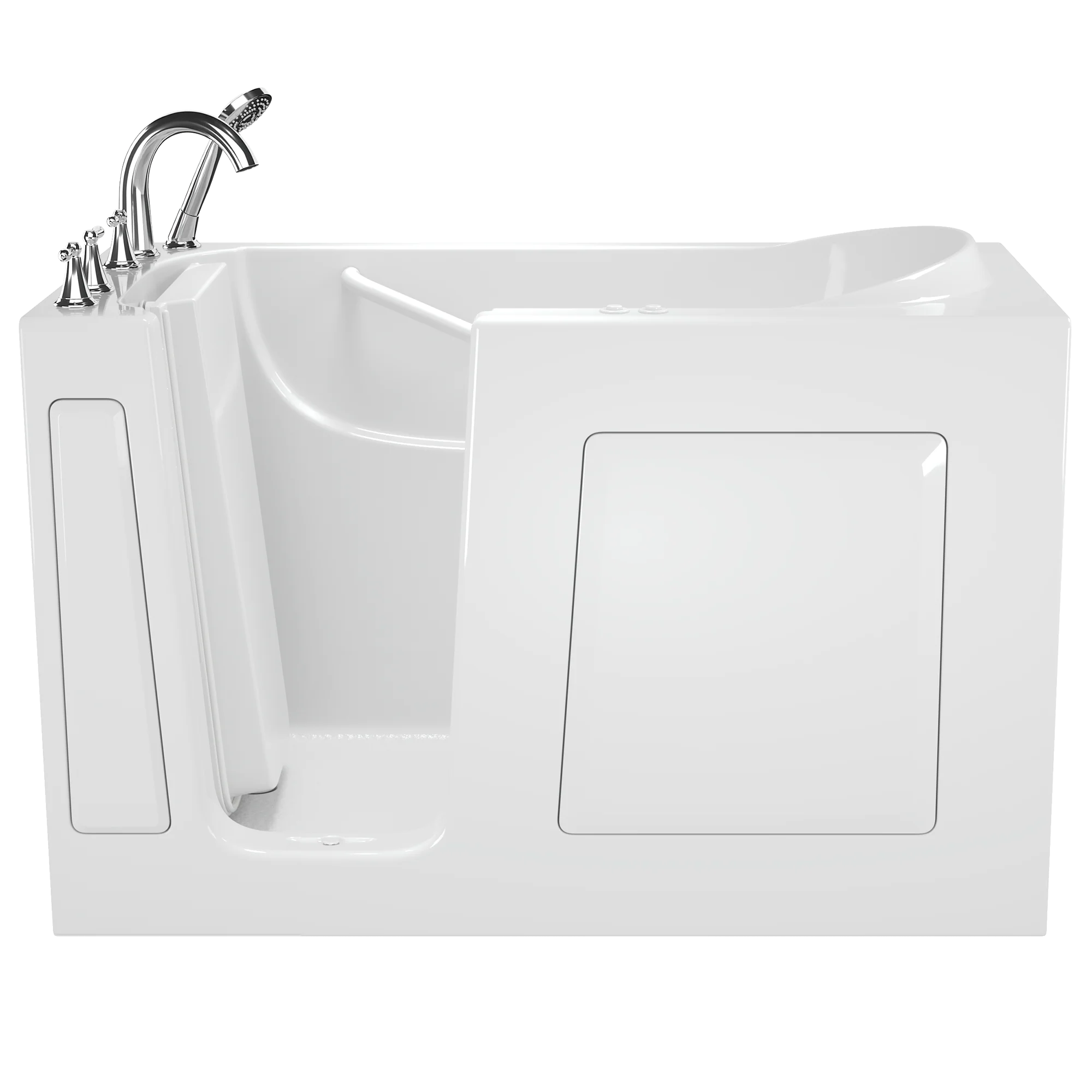 Gelcoat Entry Series 60 x 30-Inch Walk-In Tub With Combination Air Spa and Whirlpool Systems – Left-Hand Drain With Faucet - Image 5