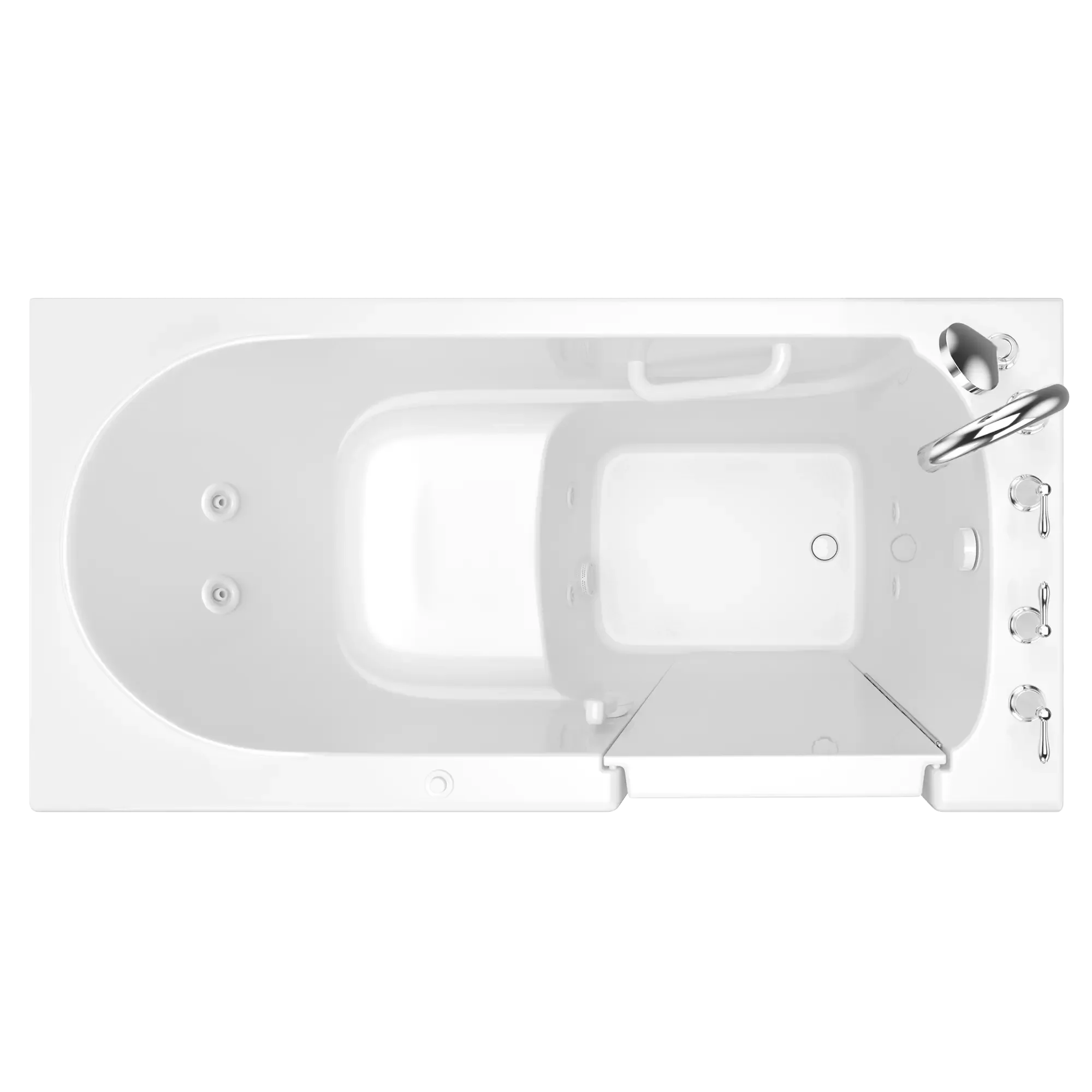 Gelcoat Entry Series 60 x 30-Inch Walk-In Tub With Whirlpool System – Right-Hand Drain With Faucet - Image 6
