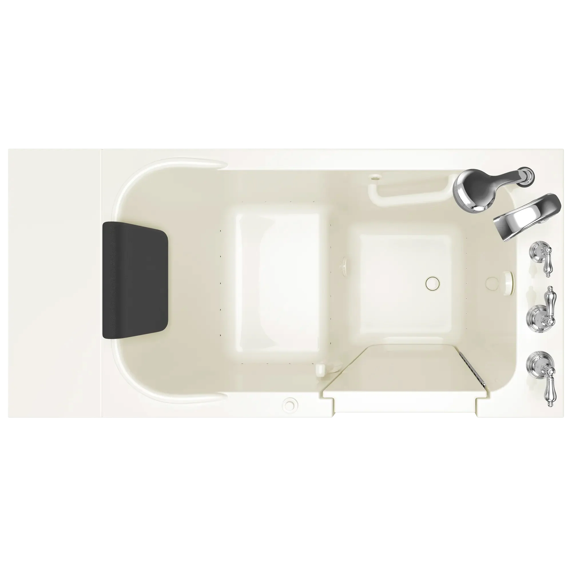 Gelcoat Premium Series 28 x 48-Inch Walk-in Tub With Air Spa System - Right-Hand Drain With Faucet - Image 7