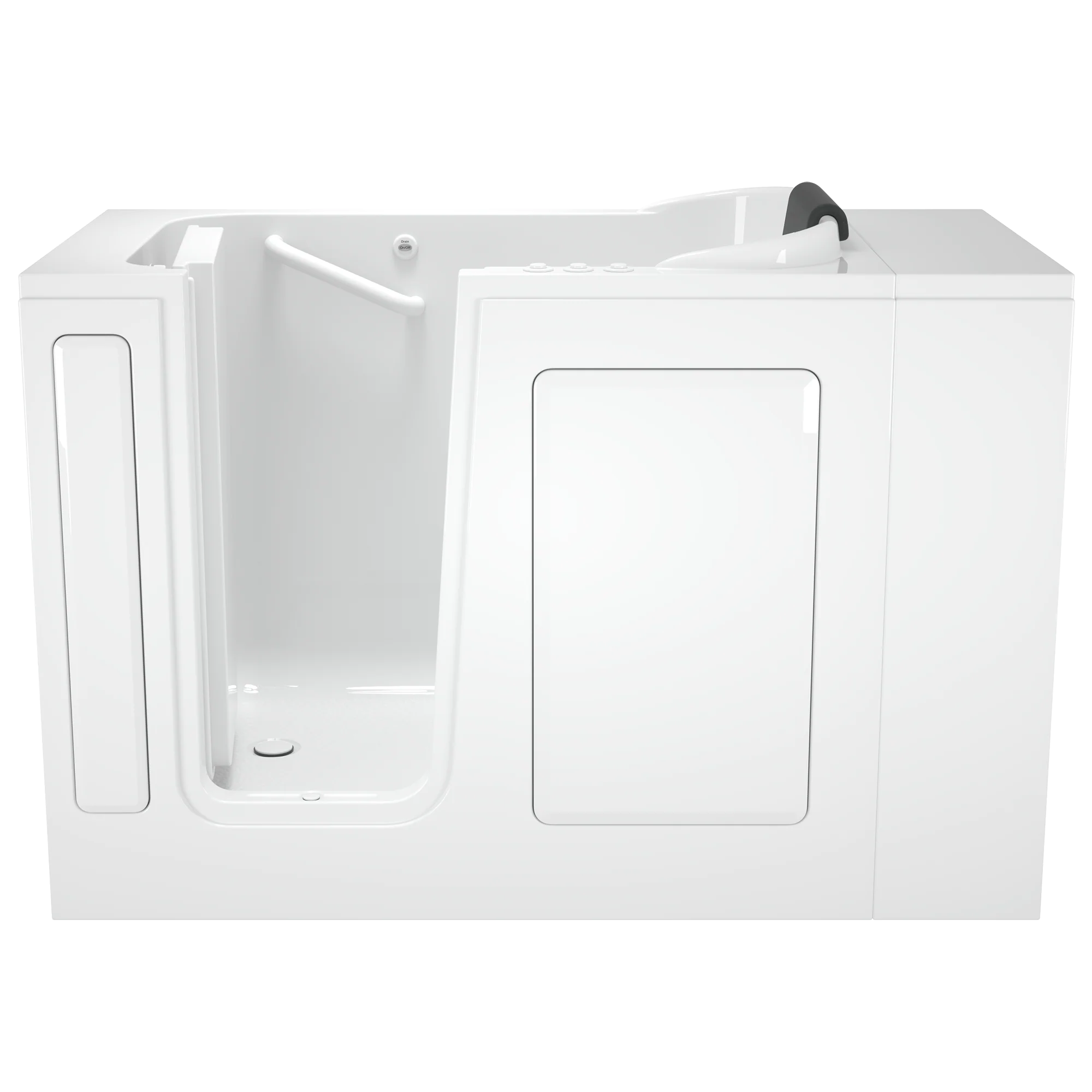 Gelcoat Premium Series 28 x 48-Inch Walk-in Tub With Combination Air Spa and Whirlpool Systems - Left-Hand Drain - Image 7