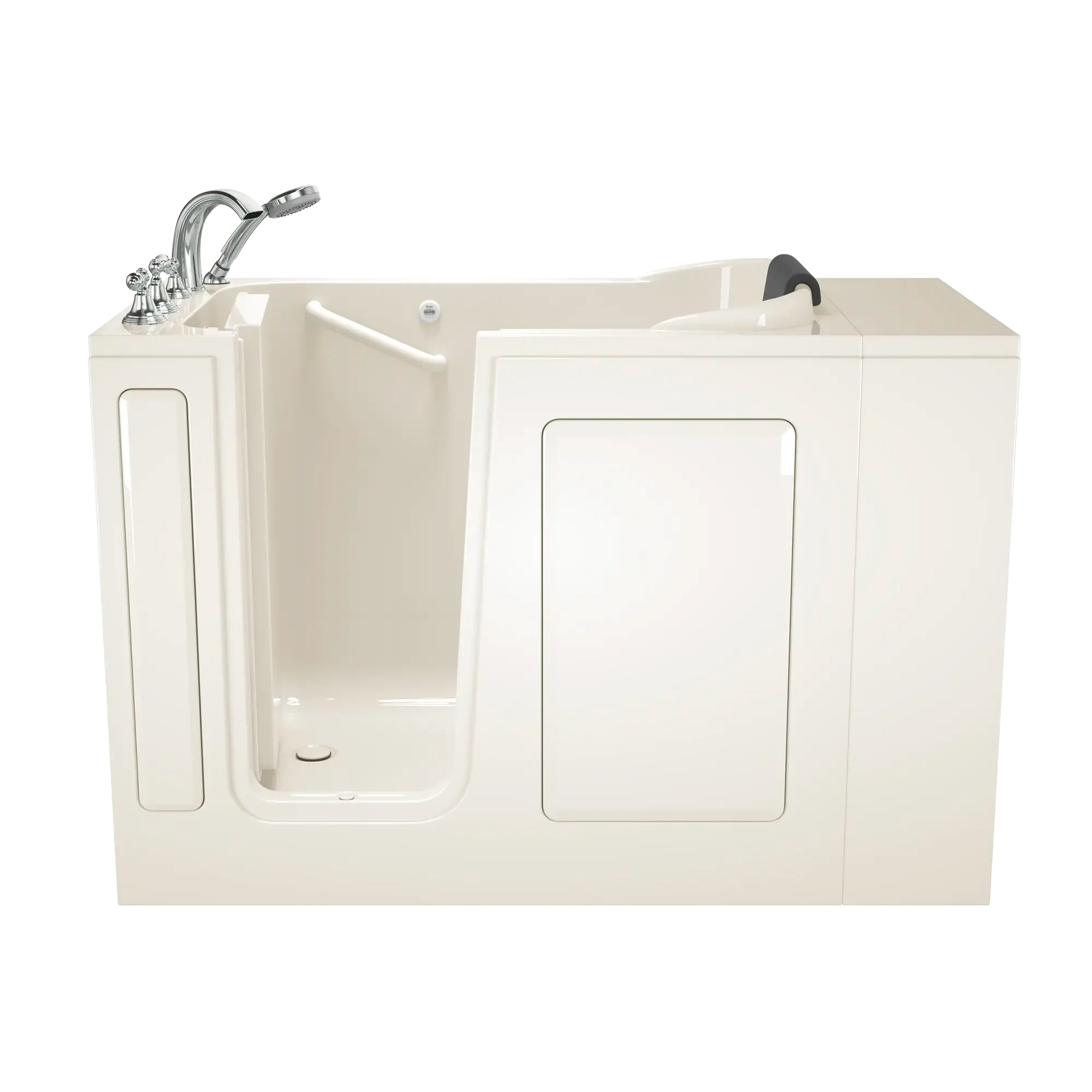 Gelcoat Premium Series 28 x 48-Inch Walk-in Tub With Soaker System - Left-Hand Drain With Faucet - Image 4