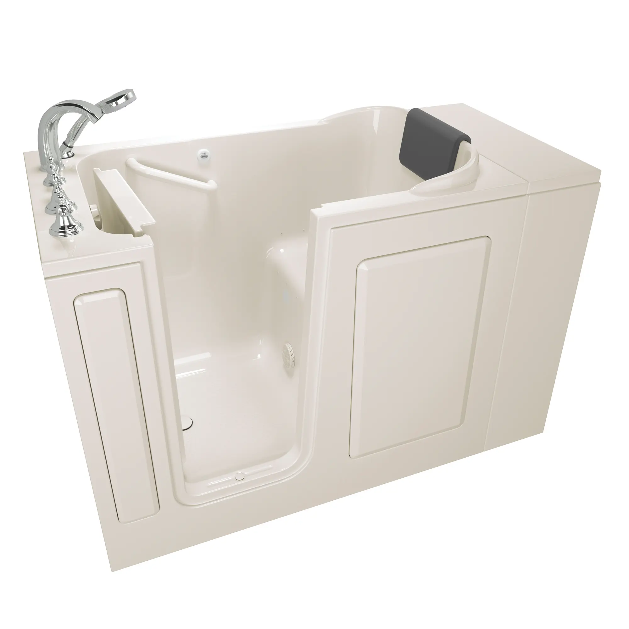 Gelcoat Premium Series 28 x 48-Inch Walk-in Tub With Soaker System - Left-Hand Drain With Faucet - Image 6