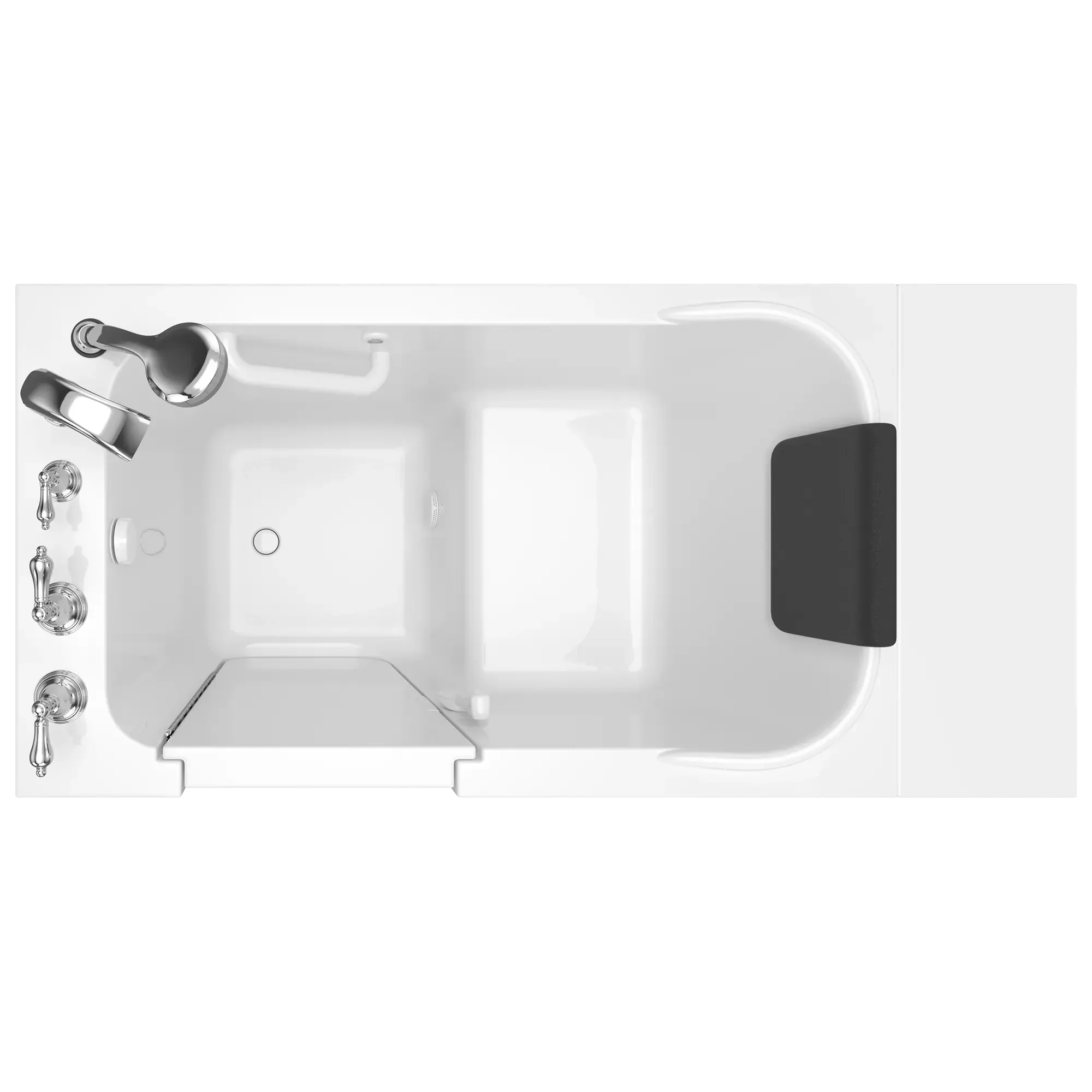 Gelcoat Premium Series 28 x 48-Inch Walk-in Tub With Soaker System - Left-Hand Drain With Faucet - Image 9